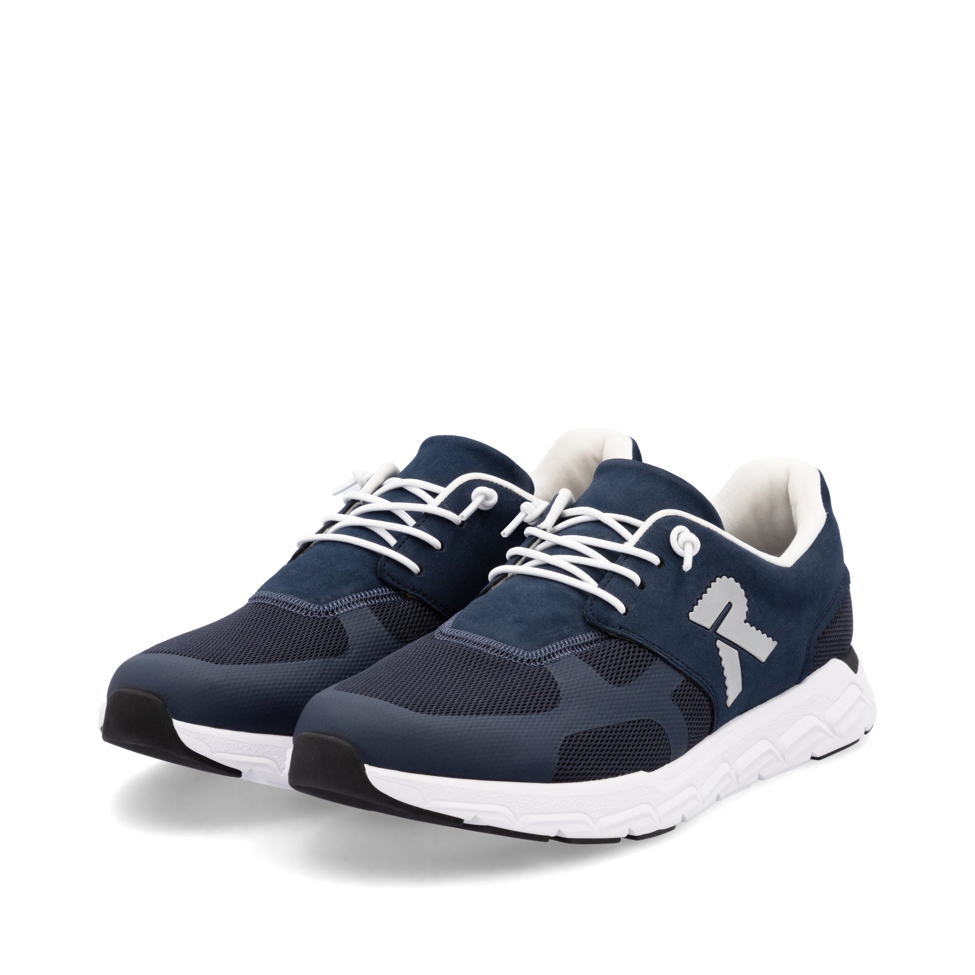 Blue Elasticated Shoes for Men | Rieker 09100-14