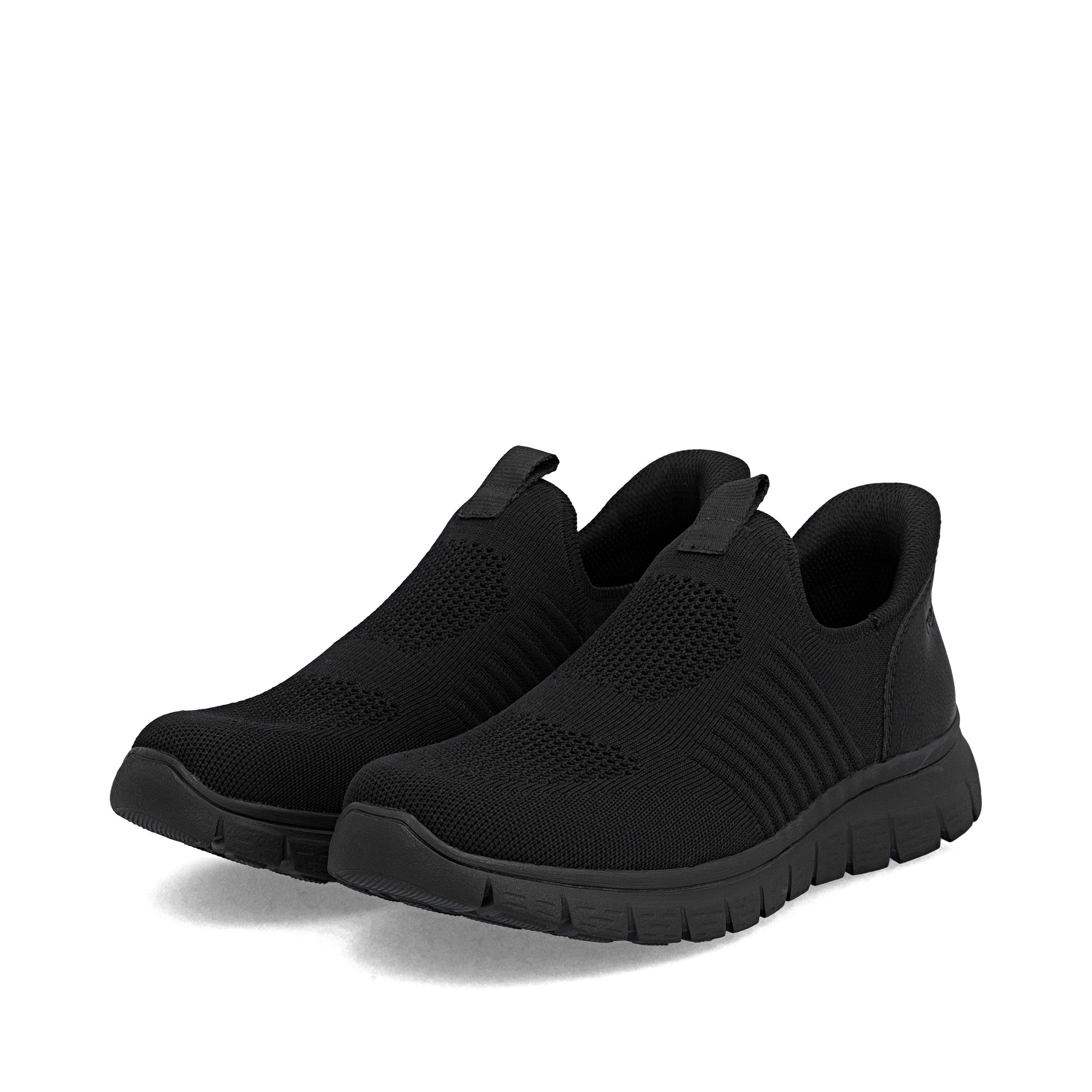 Black Elasticated Shoes for Men | Rieker B6659-01