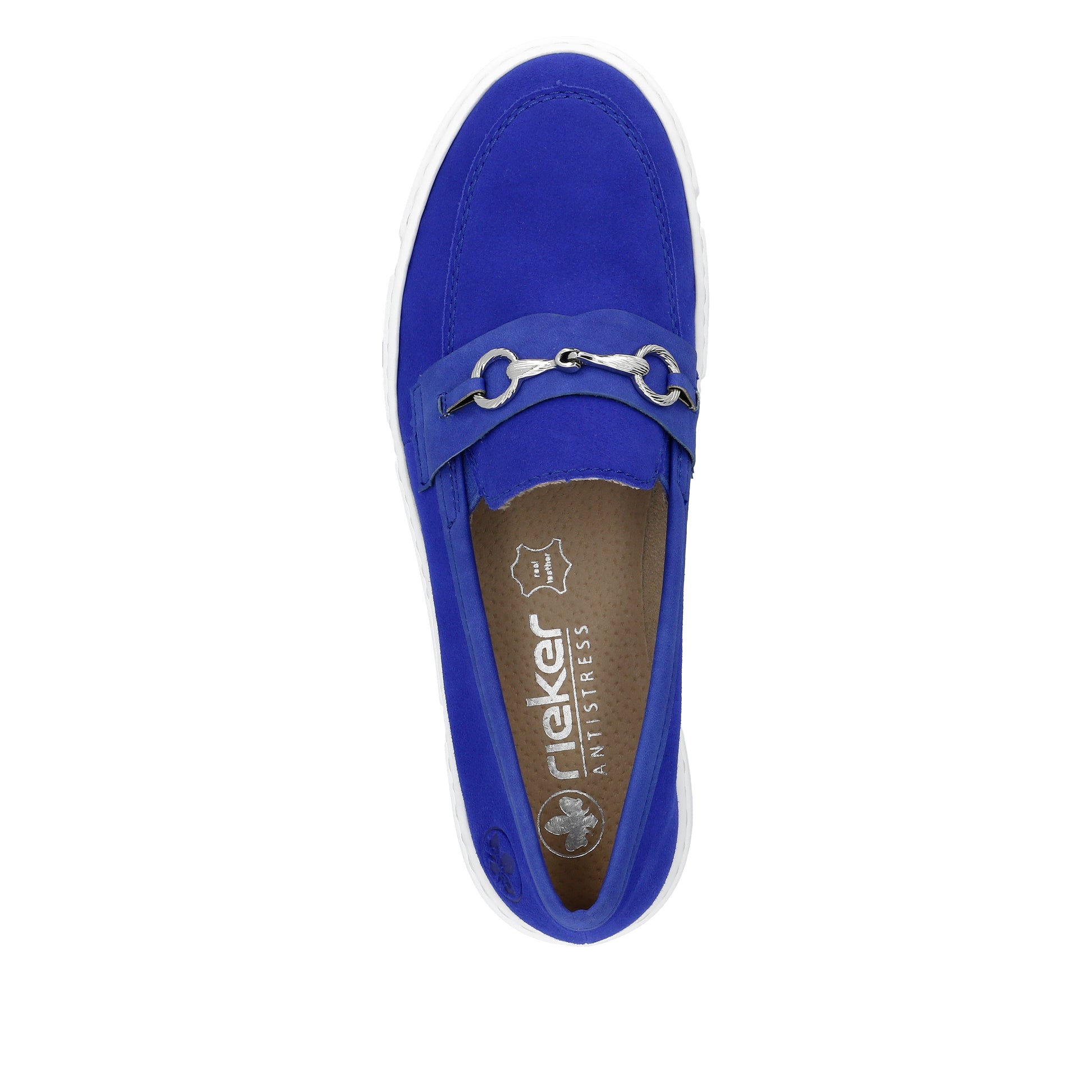 Blue Elasticated Shoes for Women | Rieker N5956-14