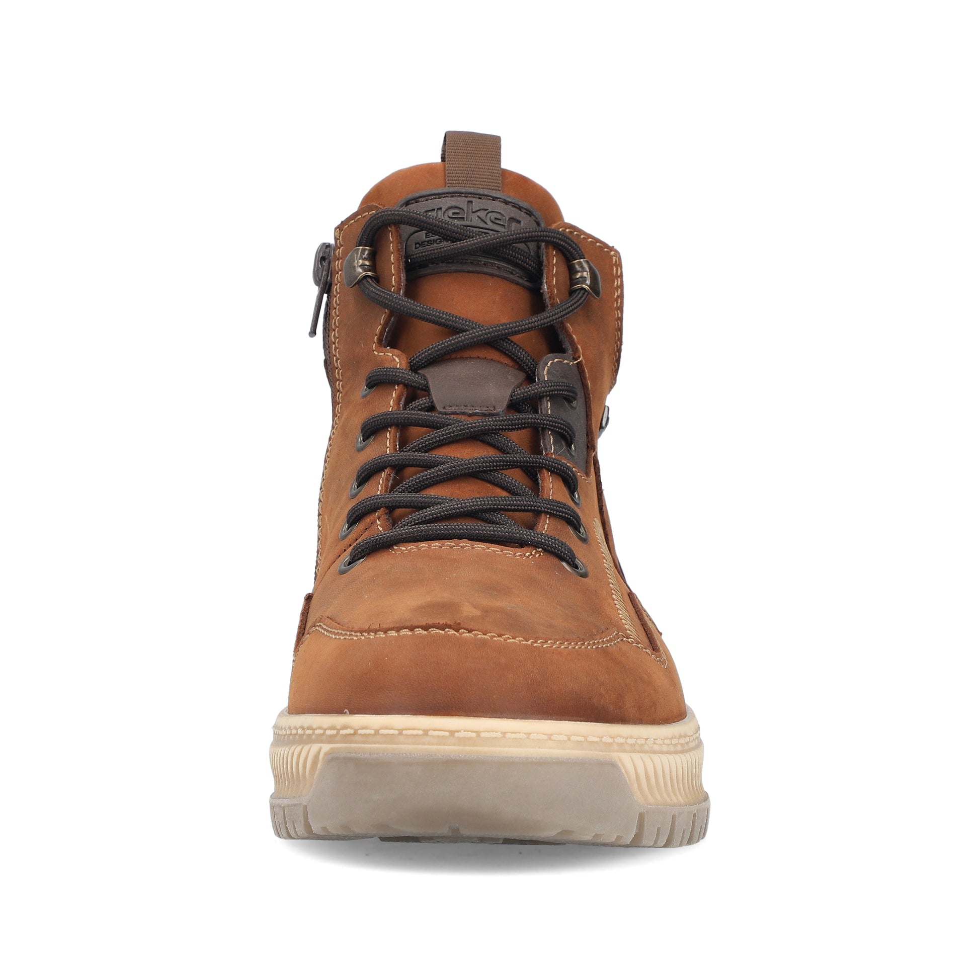 Brown Zip Boots for Men | Rieker 38554-22