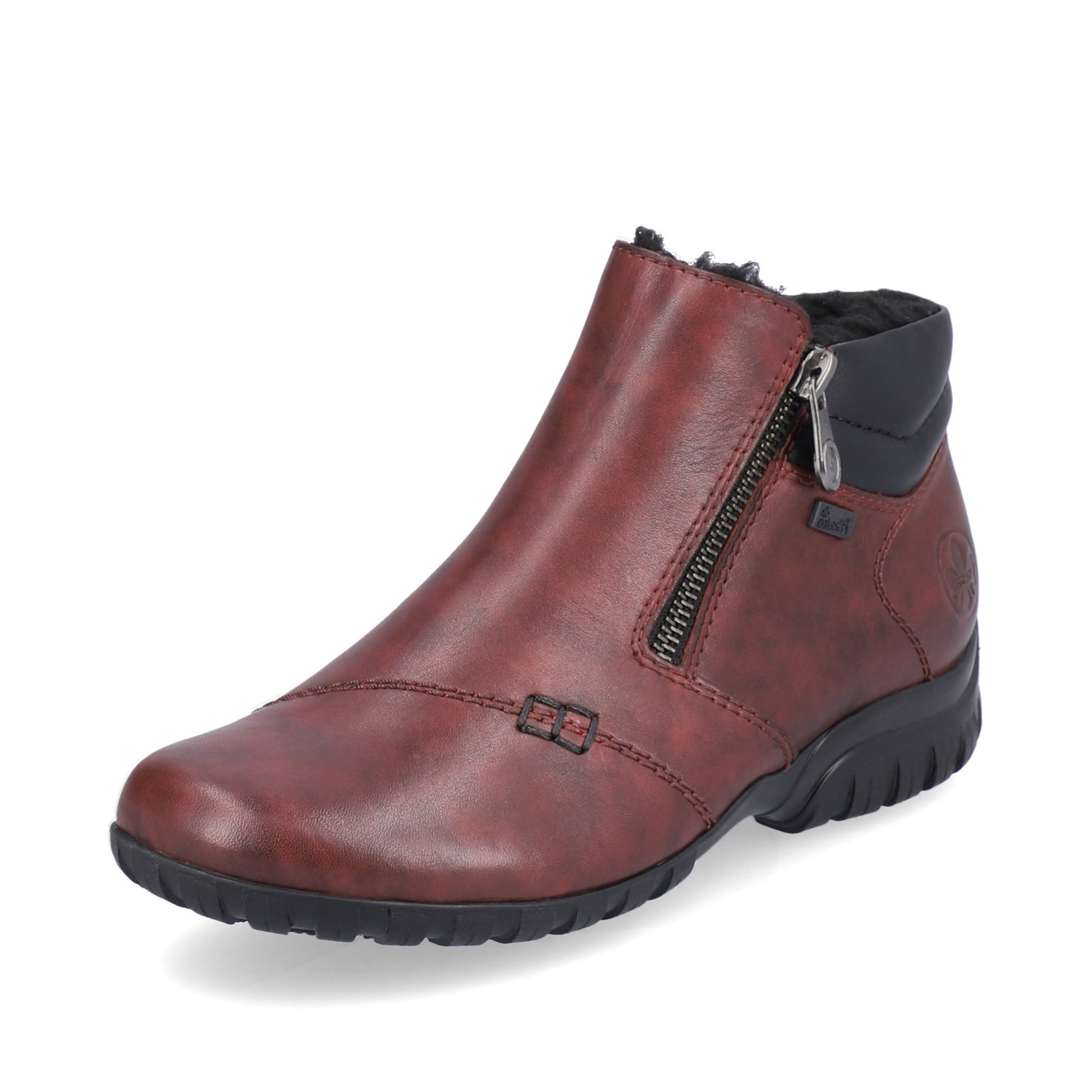 Red Zip Boots for Women | Rieker L4655-35