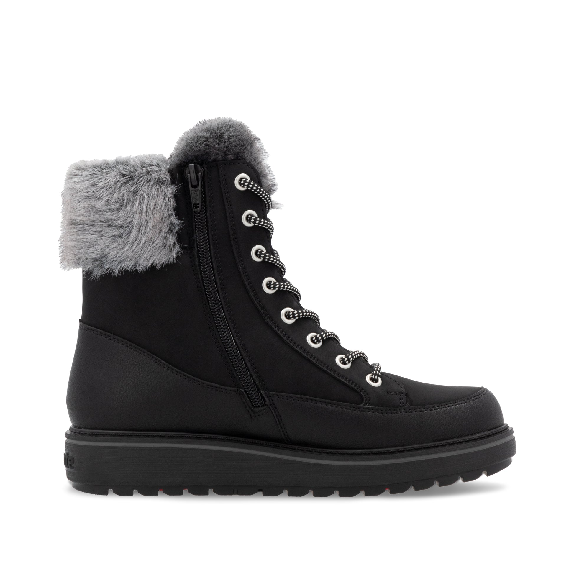 Black Zip Boots for Women | Remonte D0U78-03