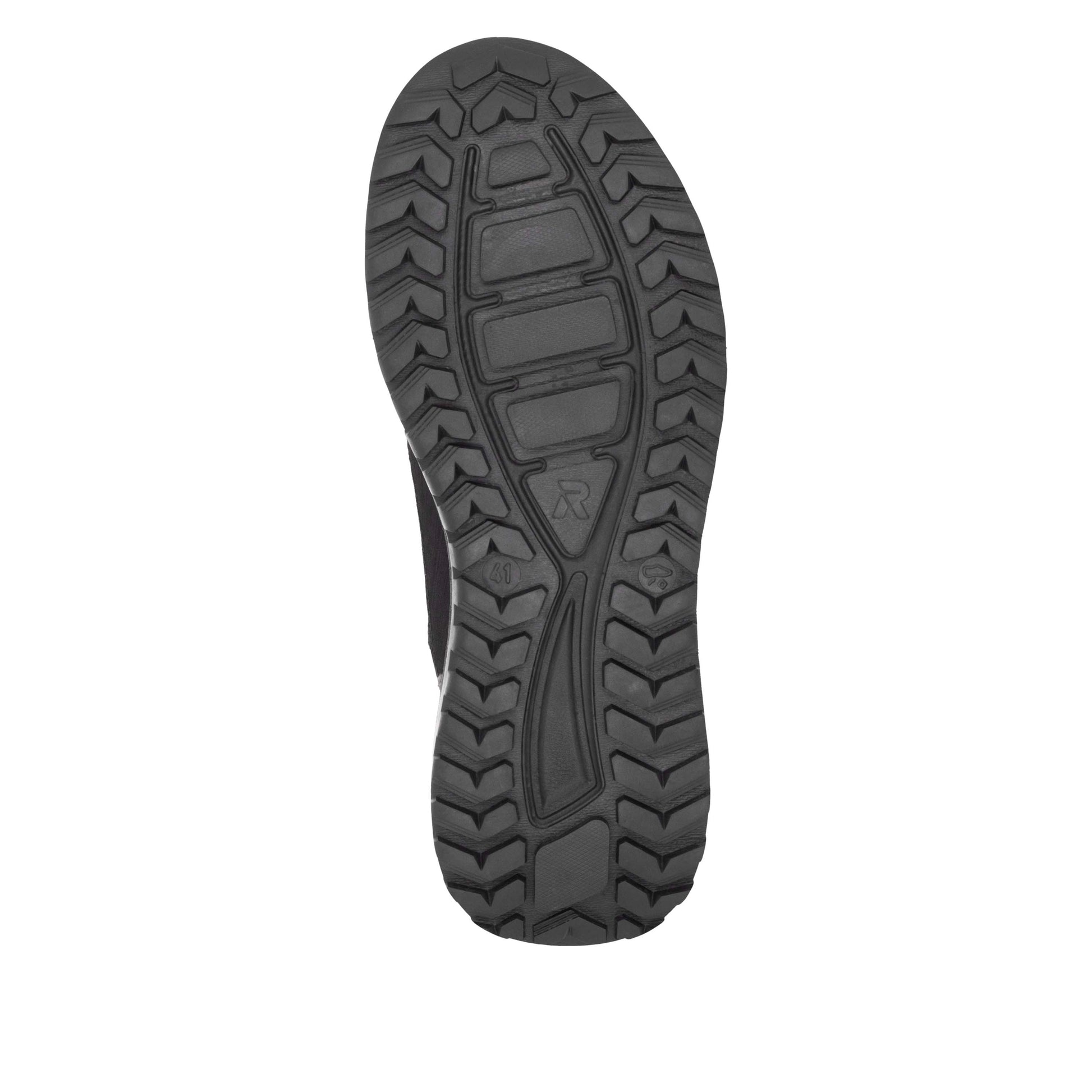 Black Elasticated Boots for Men | Rieker U0173-00
