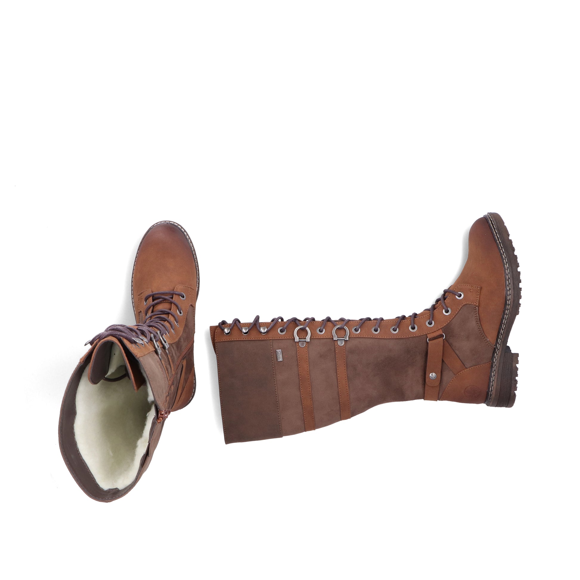 Brown Zip Boots for Women | Rieker 94732-25