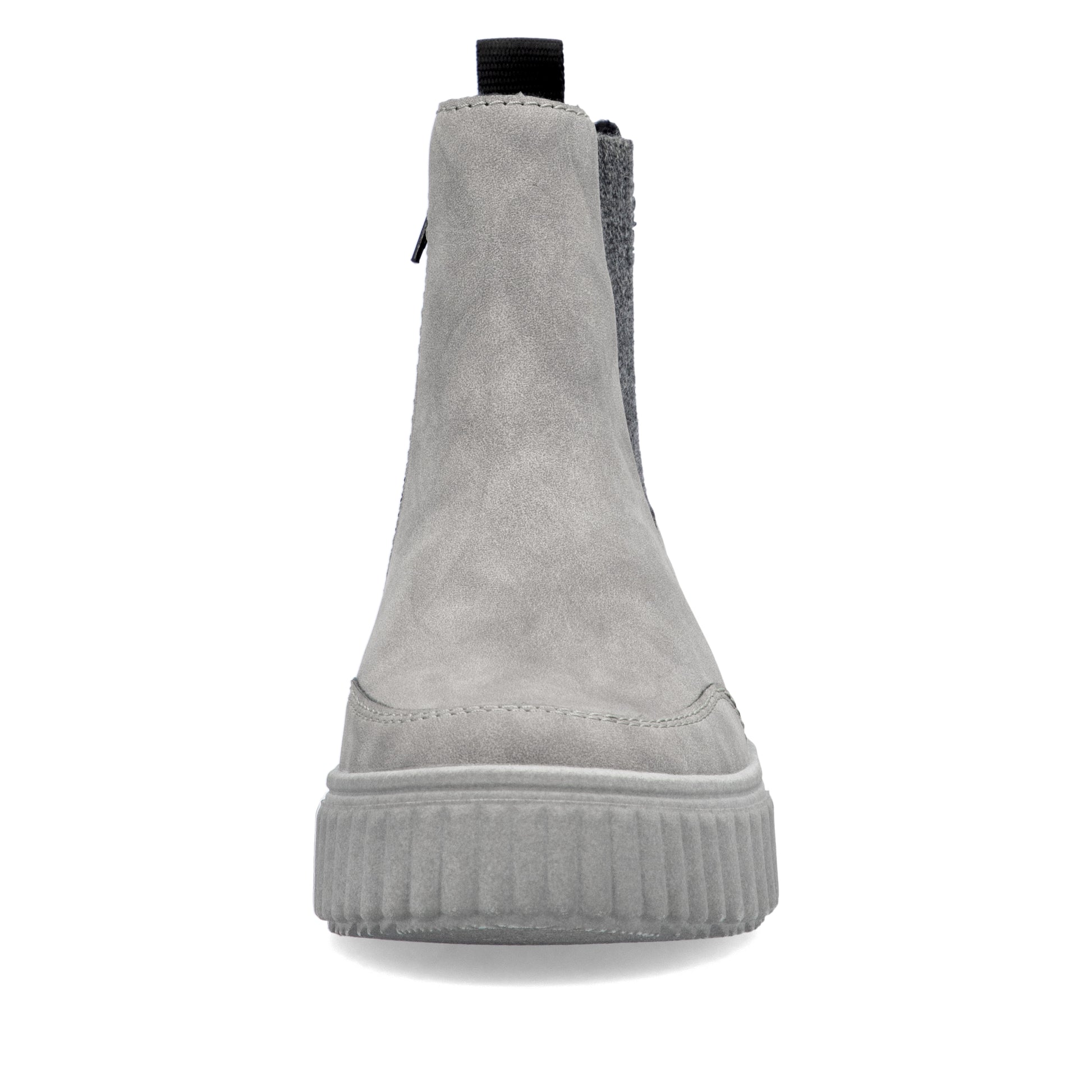 Grey Zip Boots for Women | Rieker N2553-40