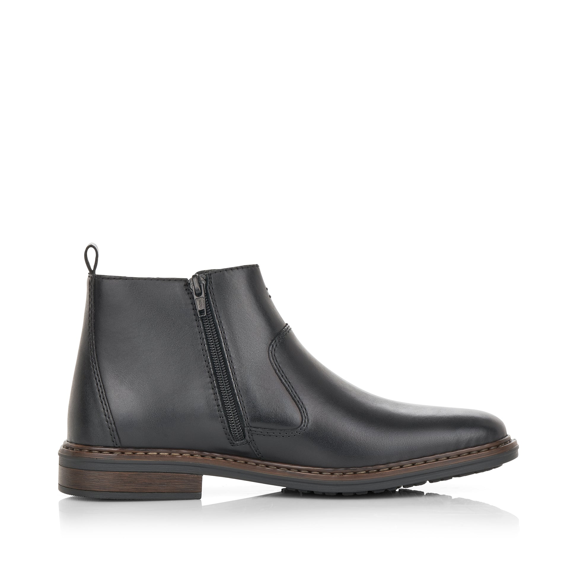 Black Zip Boots for Men | Rieker 37662-00