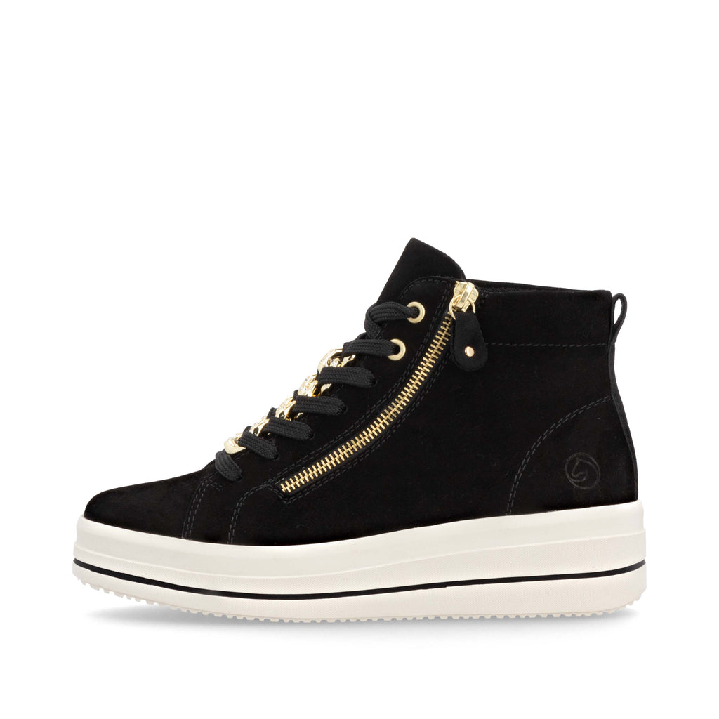 Black Zip Boots for Women | Remonte D1C70-02