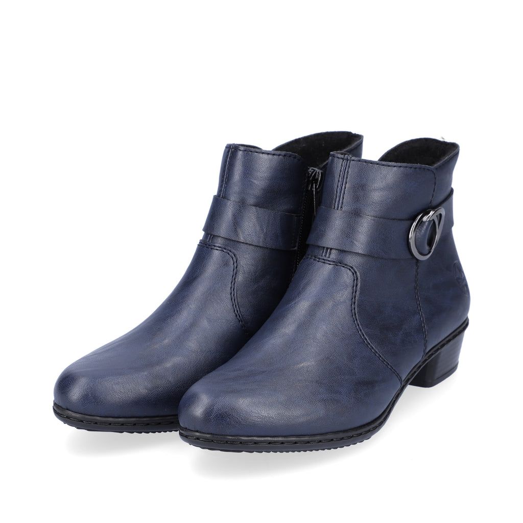 Blue Zip Boots for Women | Rieker Y0775-14