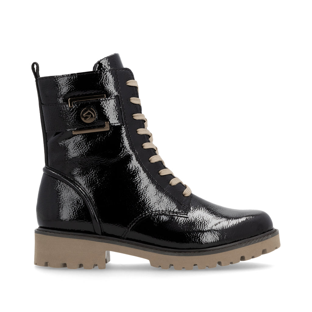Black Zip Boots for Women | Remonte D8663-00