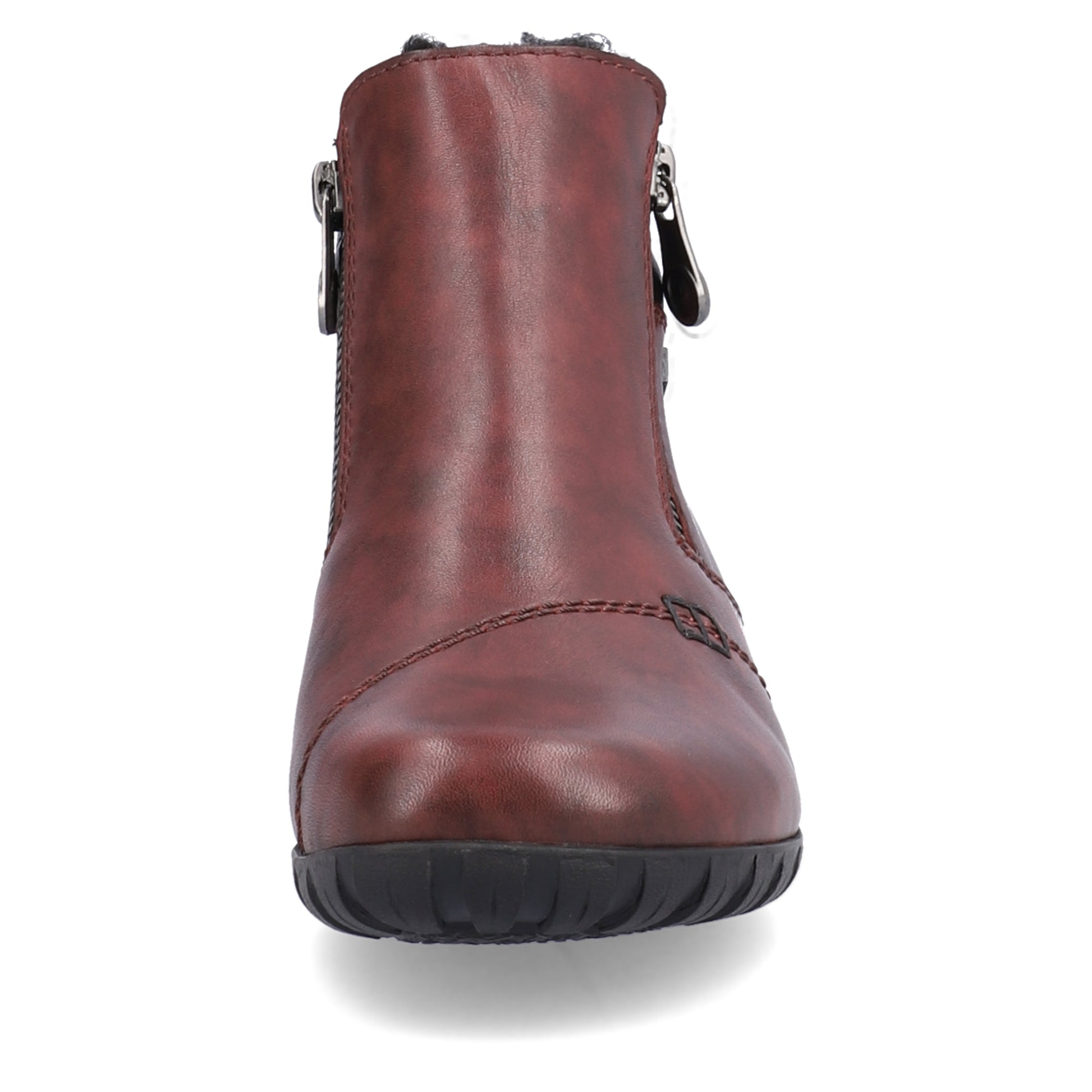 Red Zip Boots for Women | Rieker L4655-35