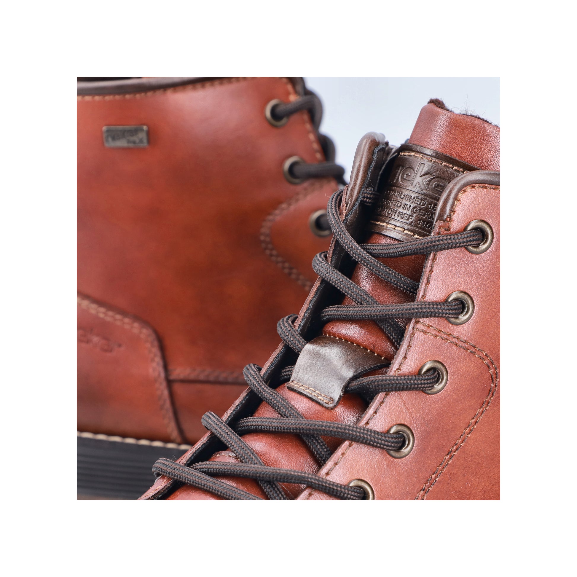 Brown Zip Boots for Men | Rieker F4546-24