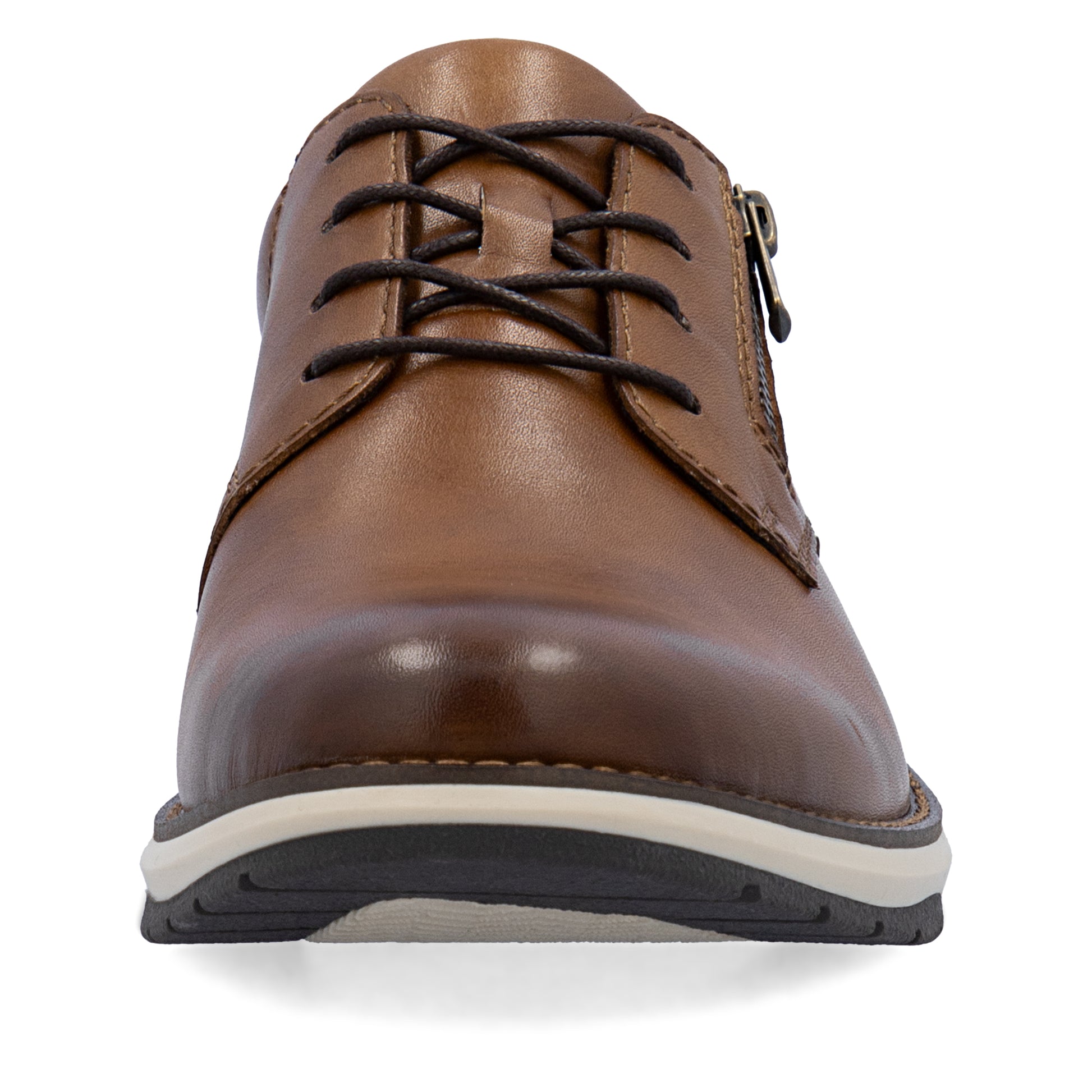 Brown Zip Shoes for Men | Rieker 14706-24