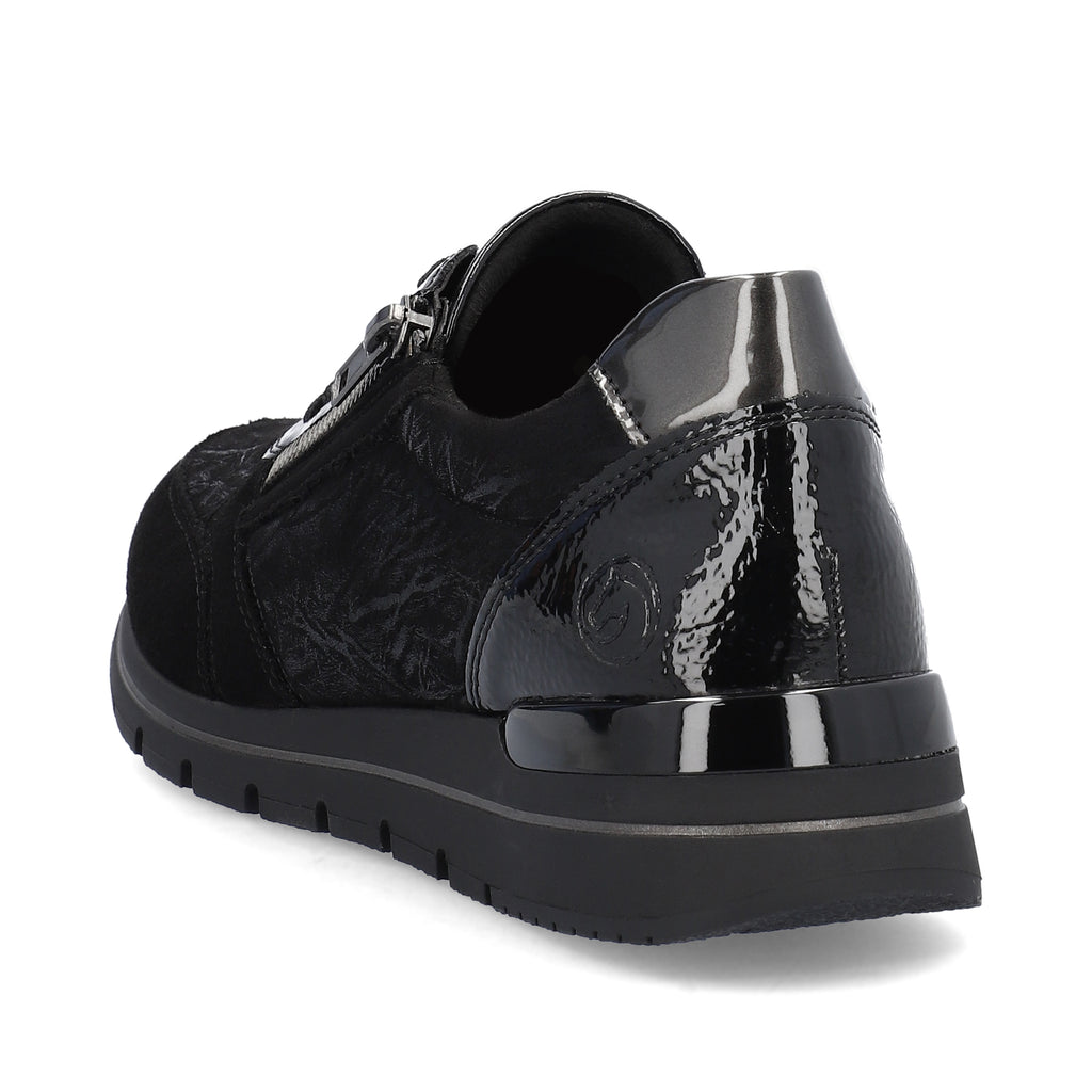 Black Zip Shoes for Women | Remonte R6700-03