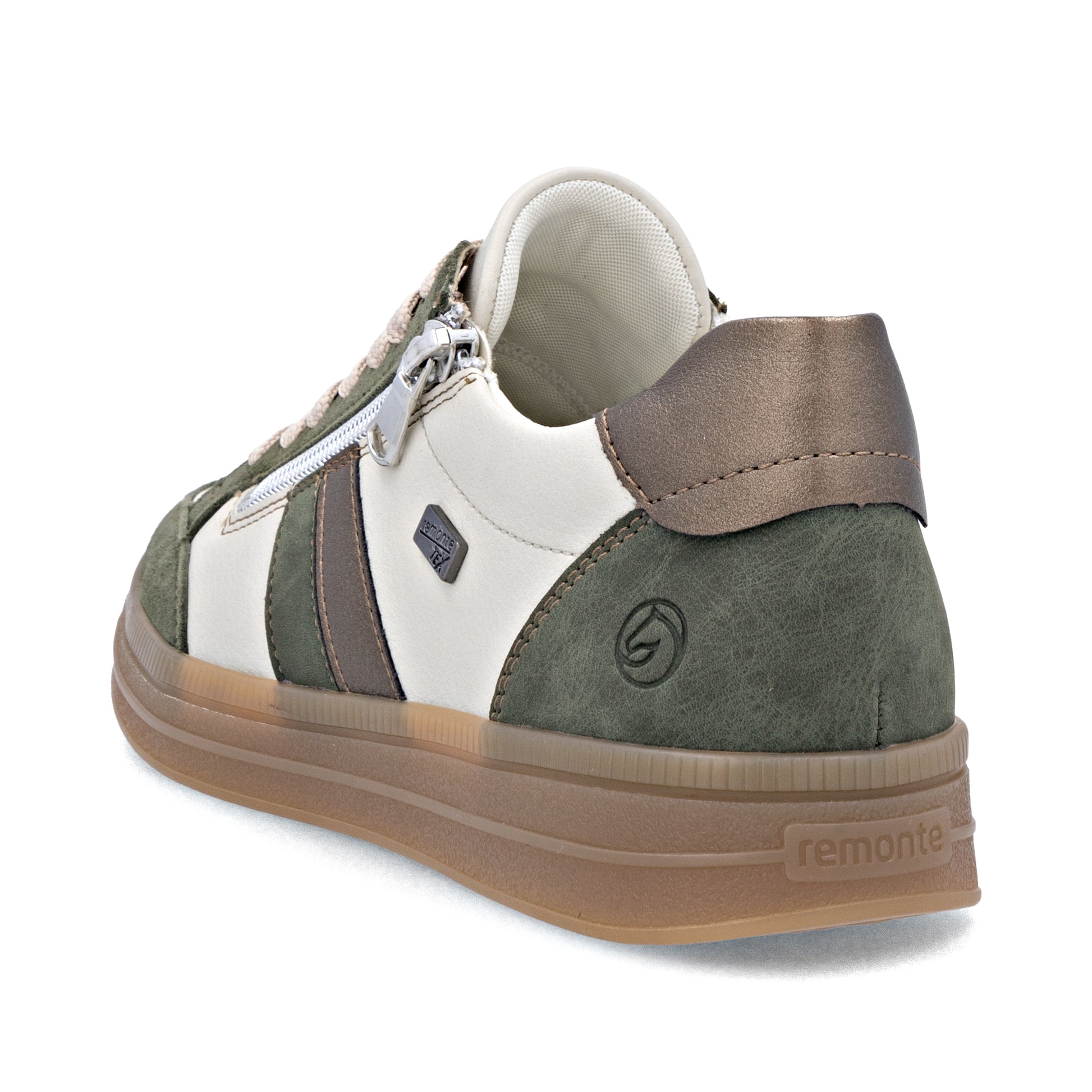 Beige Zip Shoes for Women | Remonte D2C04-60