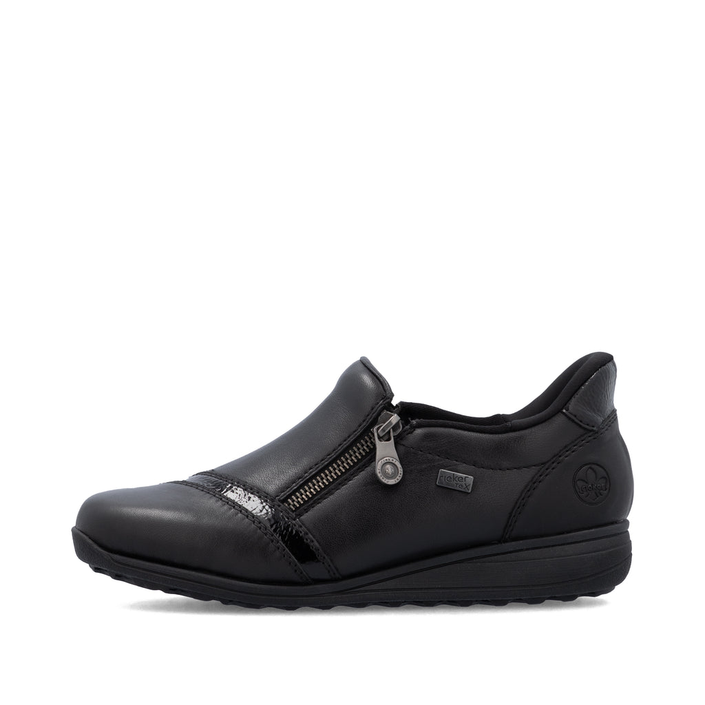Black Zip Shoes for Women | Rieker 47264-00