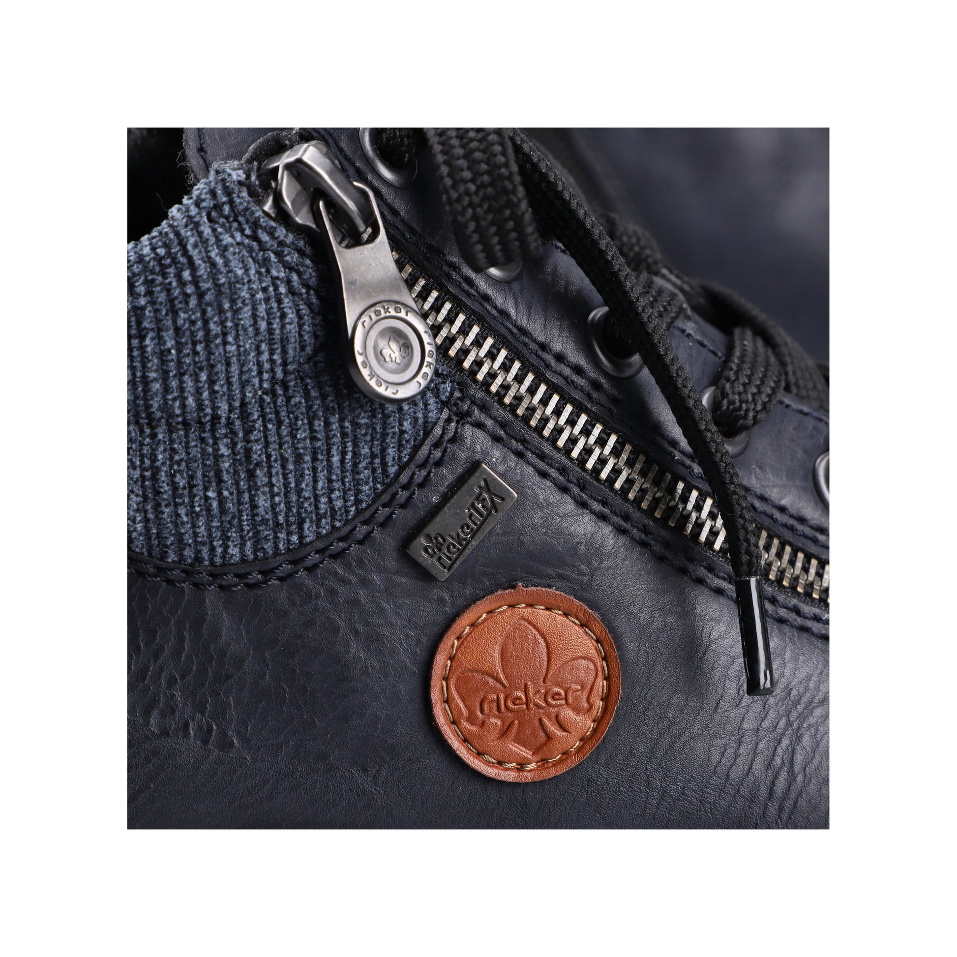 Blue Zip Boots for Women | Rieker L7514-14