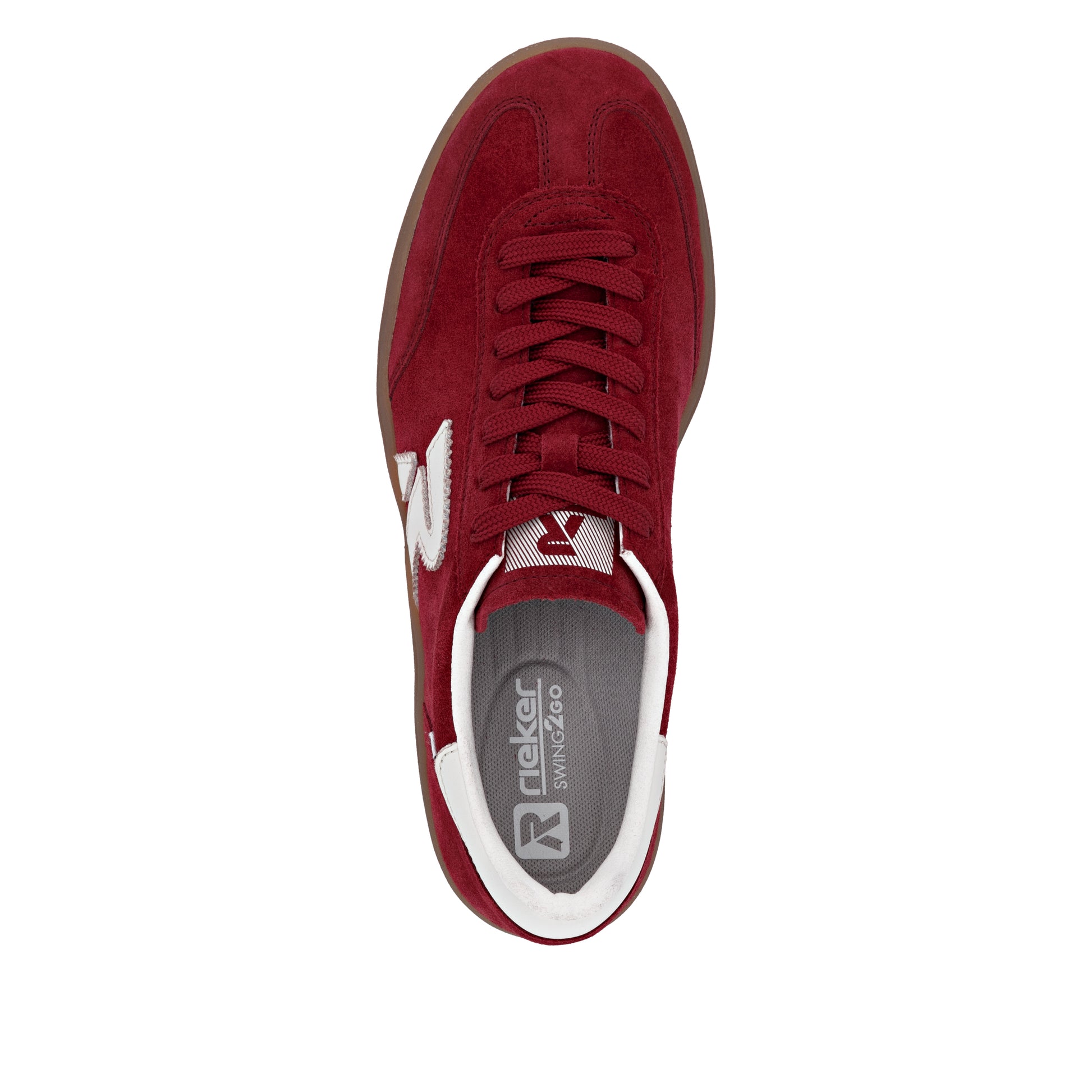 Red Elasticated Shoes for Women | Rieker W3700-35
