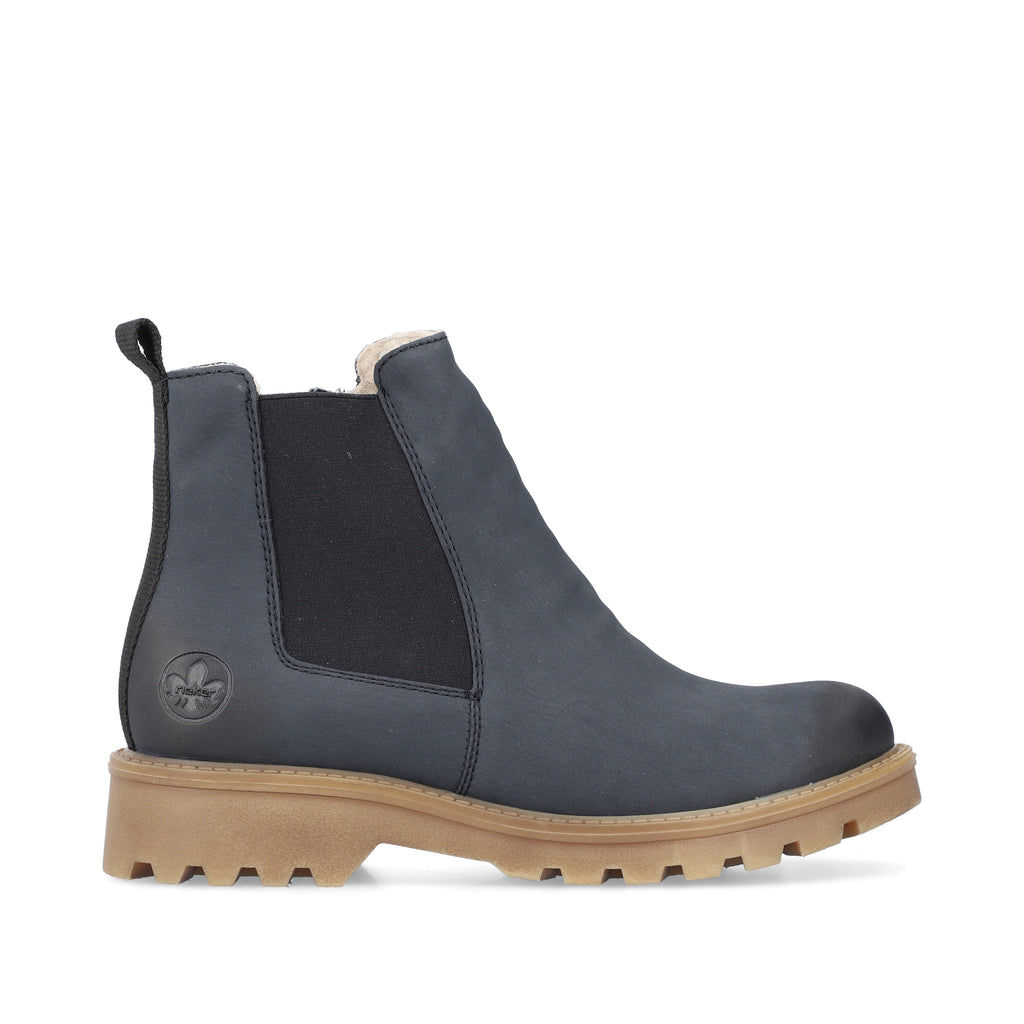 Blue Zip Boots for Women | Rieker 73250-14