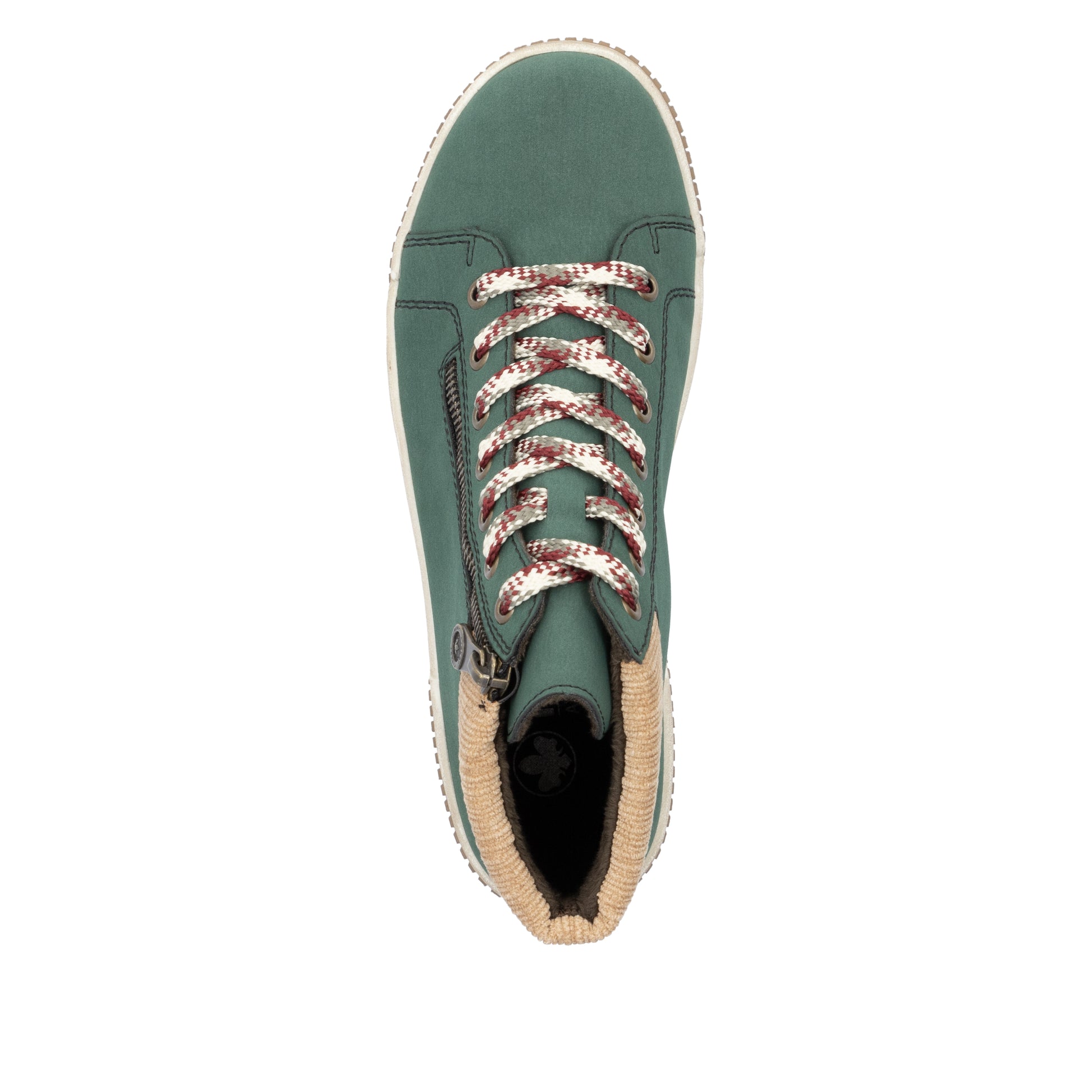 Green Zip Boots for Women | Rieker N0709-54