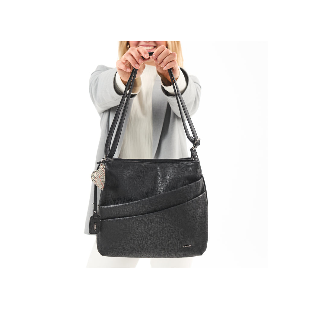 Black Zip Bags for Women | Rieker H1005-02