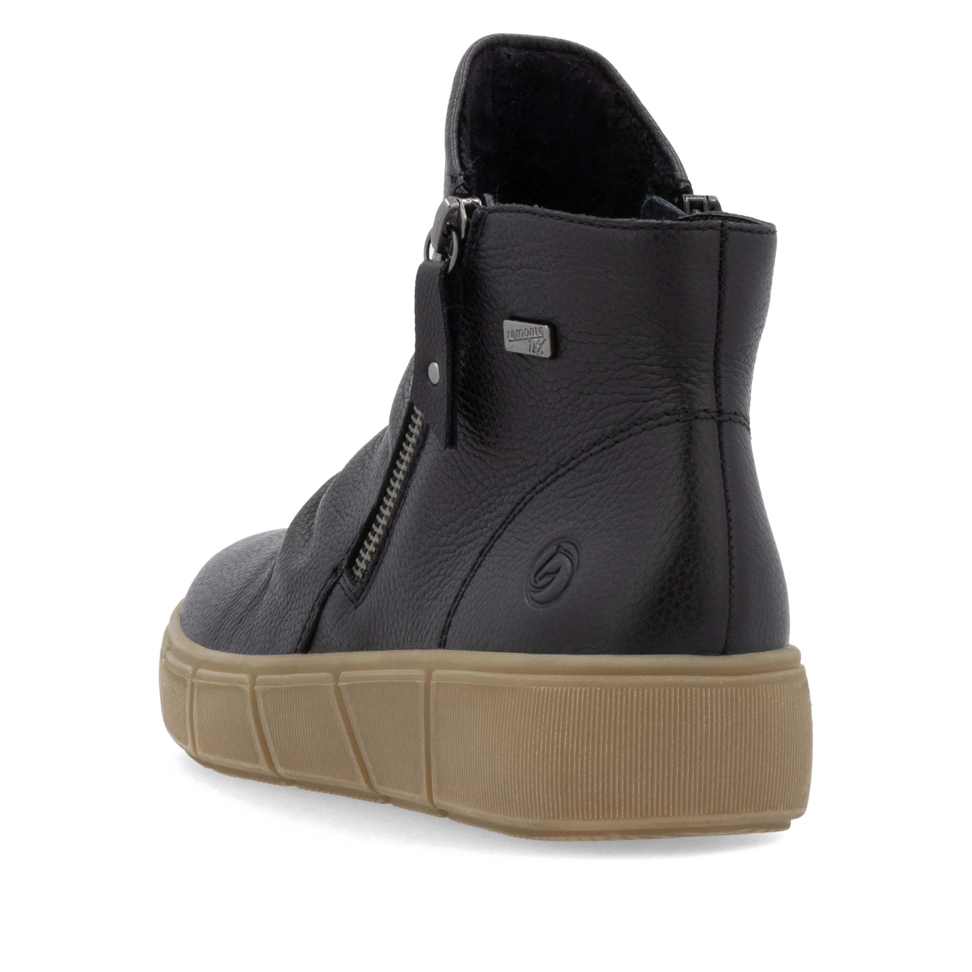 Black Zip Boots for Women | Remonte D1T73-00
