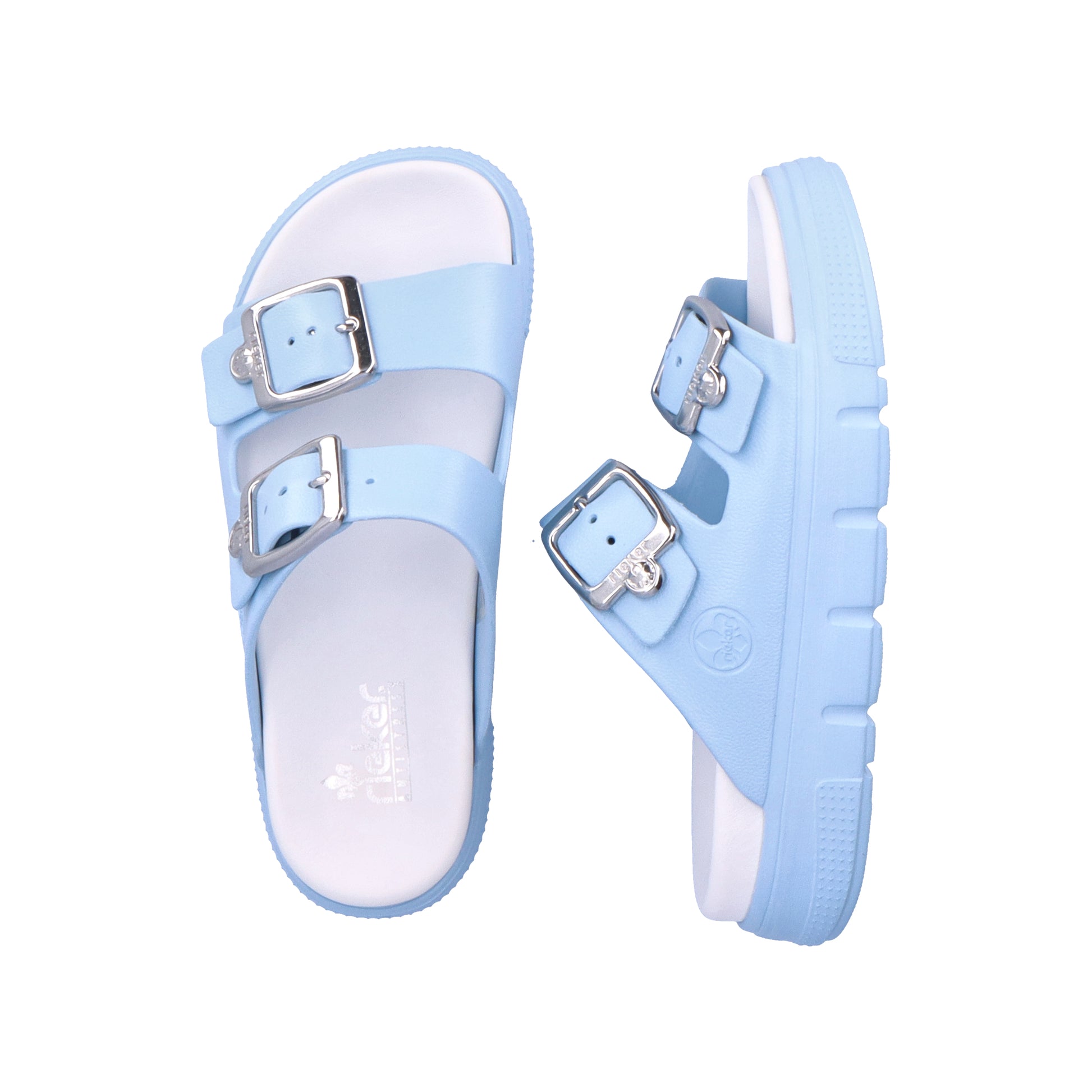 Blue Buckle Sandals for Women | Rieker P2180-10