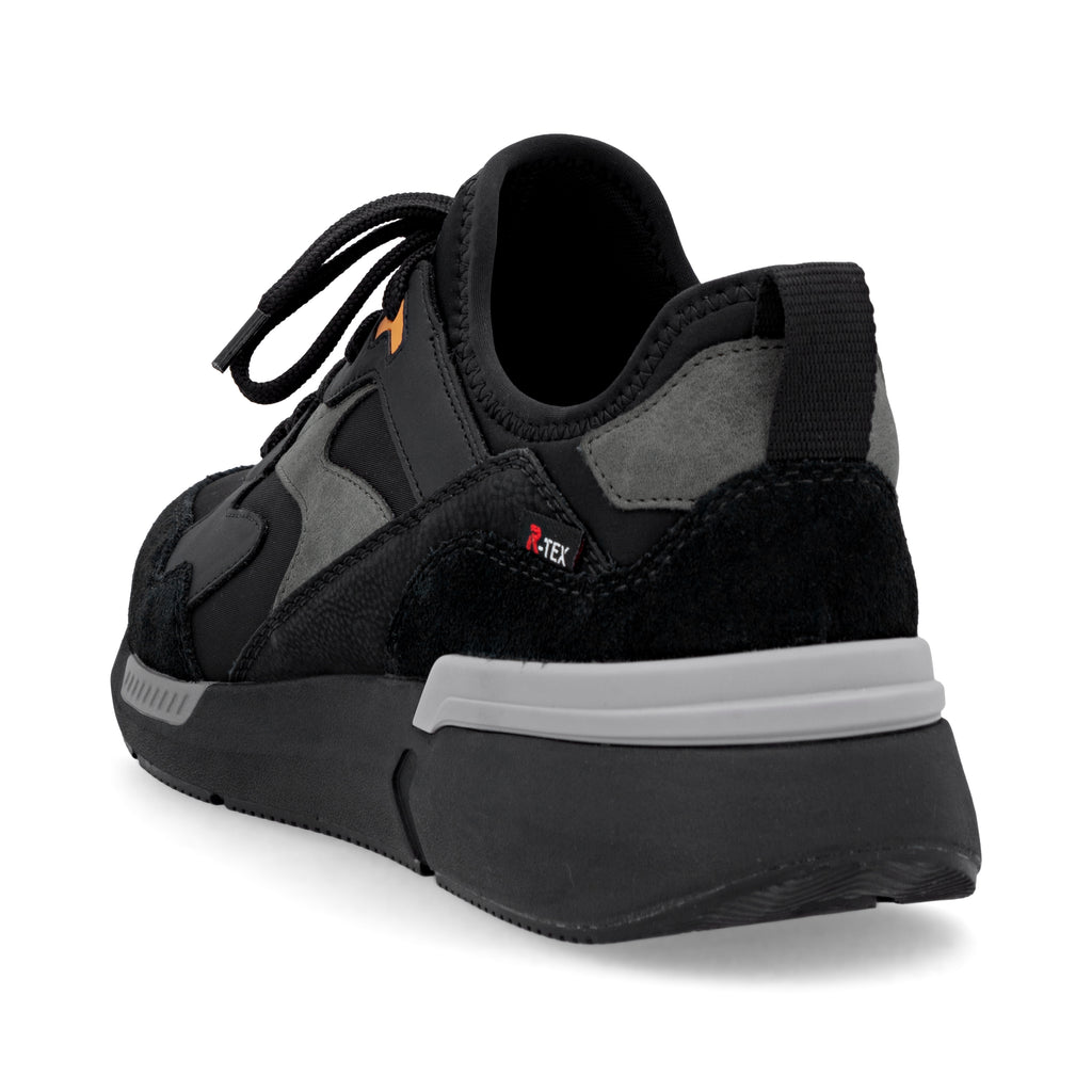 Black Elasticated Shoes for Men | Rieker U1403-01