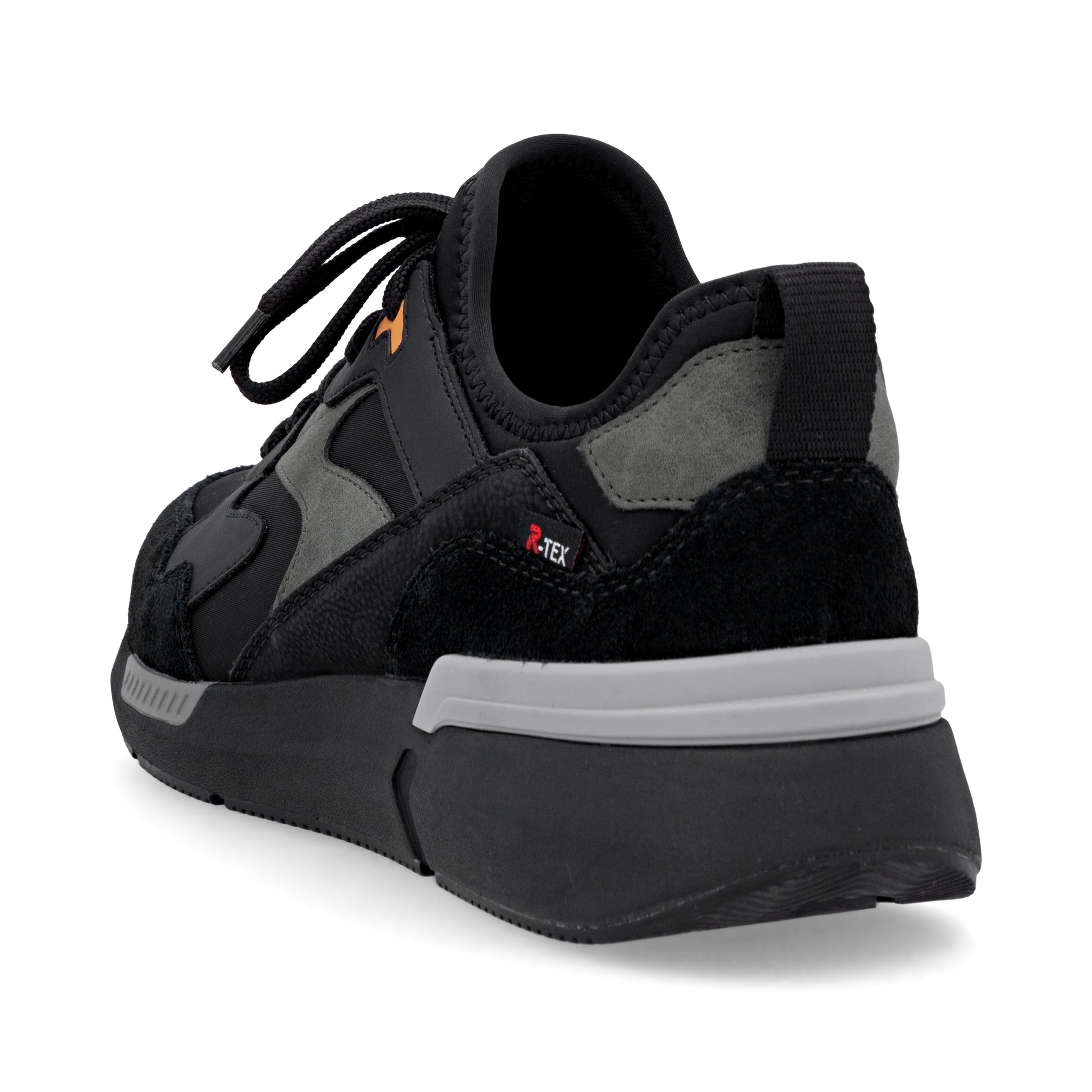 Black Elasticated Shoes for Men | Rieker U1403-01