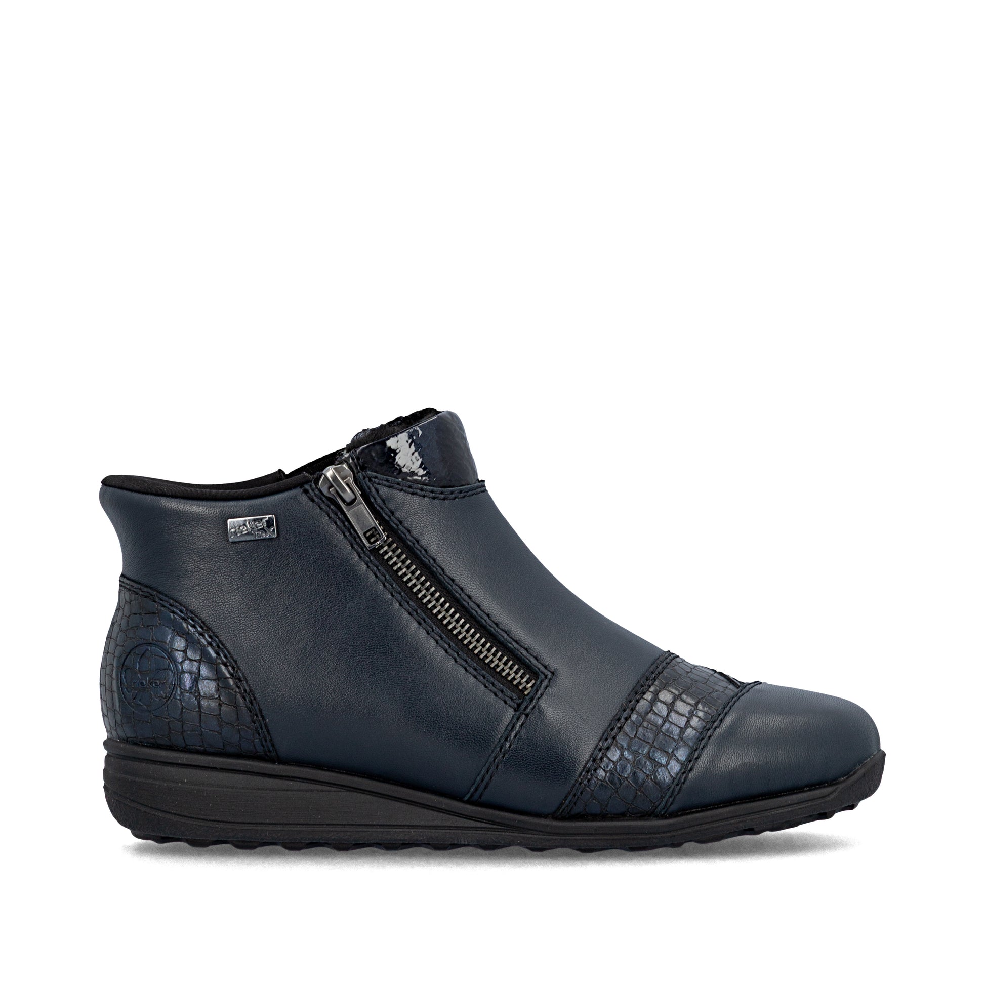 Blue Zip Boots for Women | Rieker 47254-14