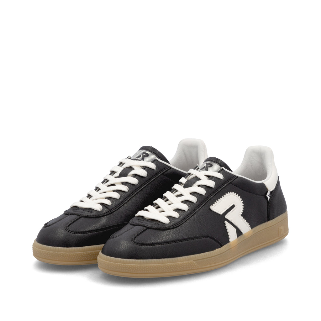 Black Elasticated Shoes for Men | Rieker U2200-00