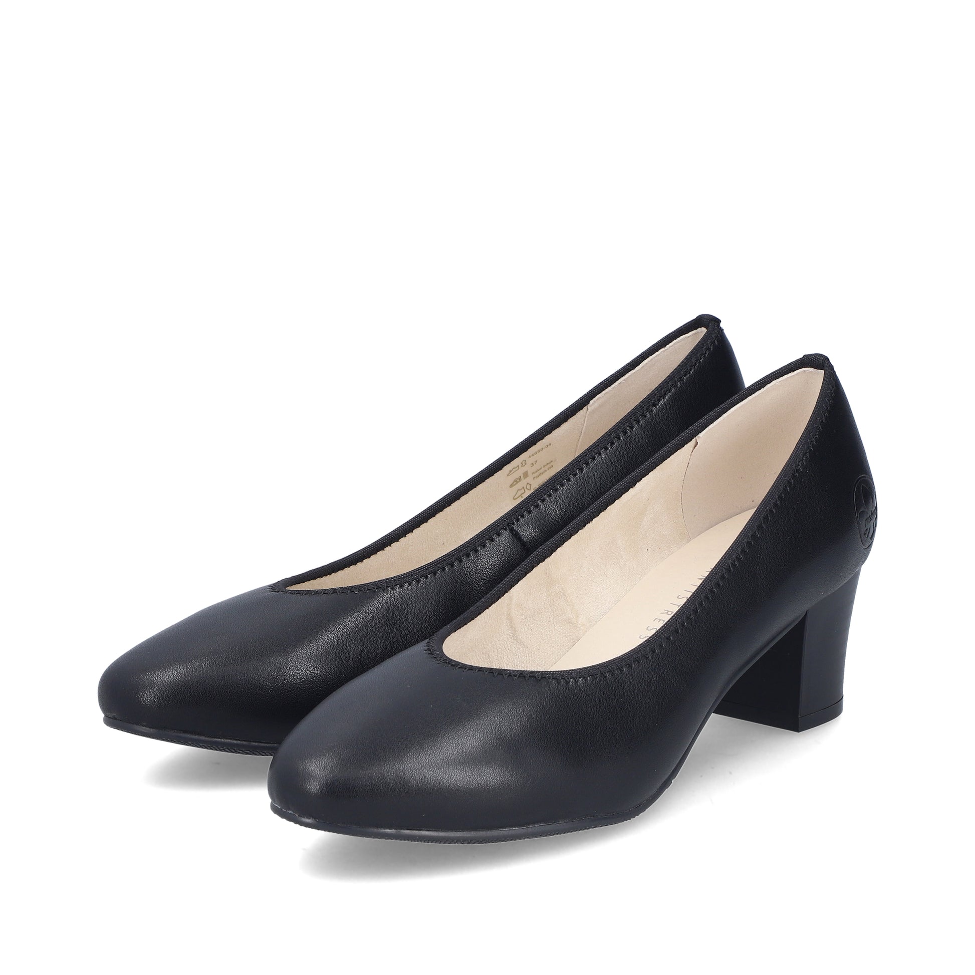 Black Slip-On Shoes for Women | Rieker 44650-04