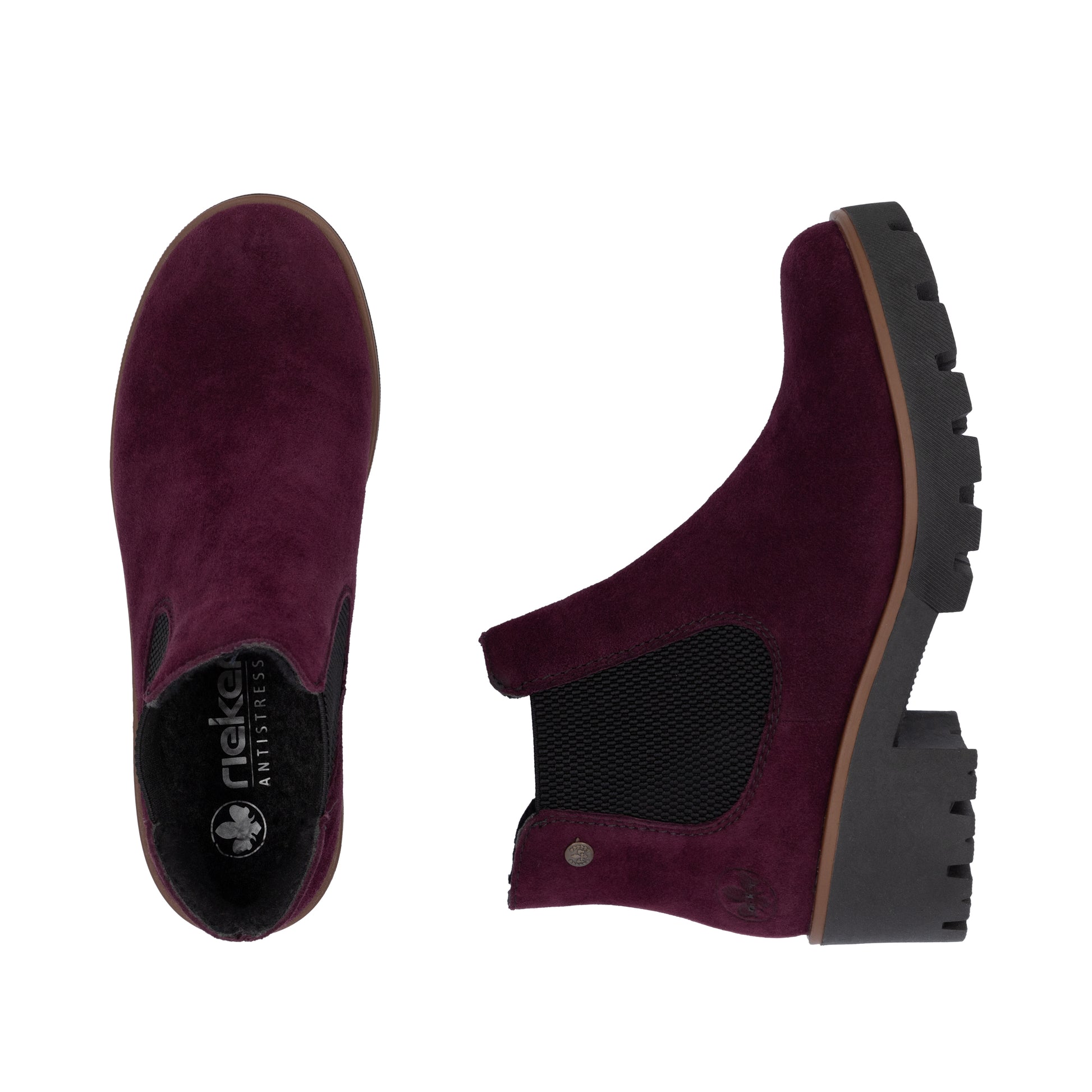 Red Elasticated Boots for Women | Rieker 79265-30