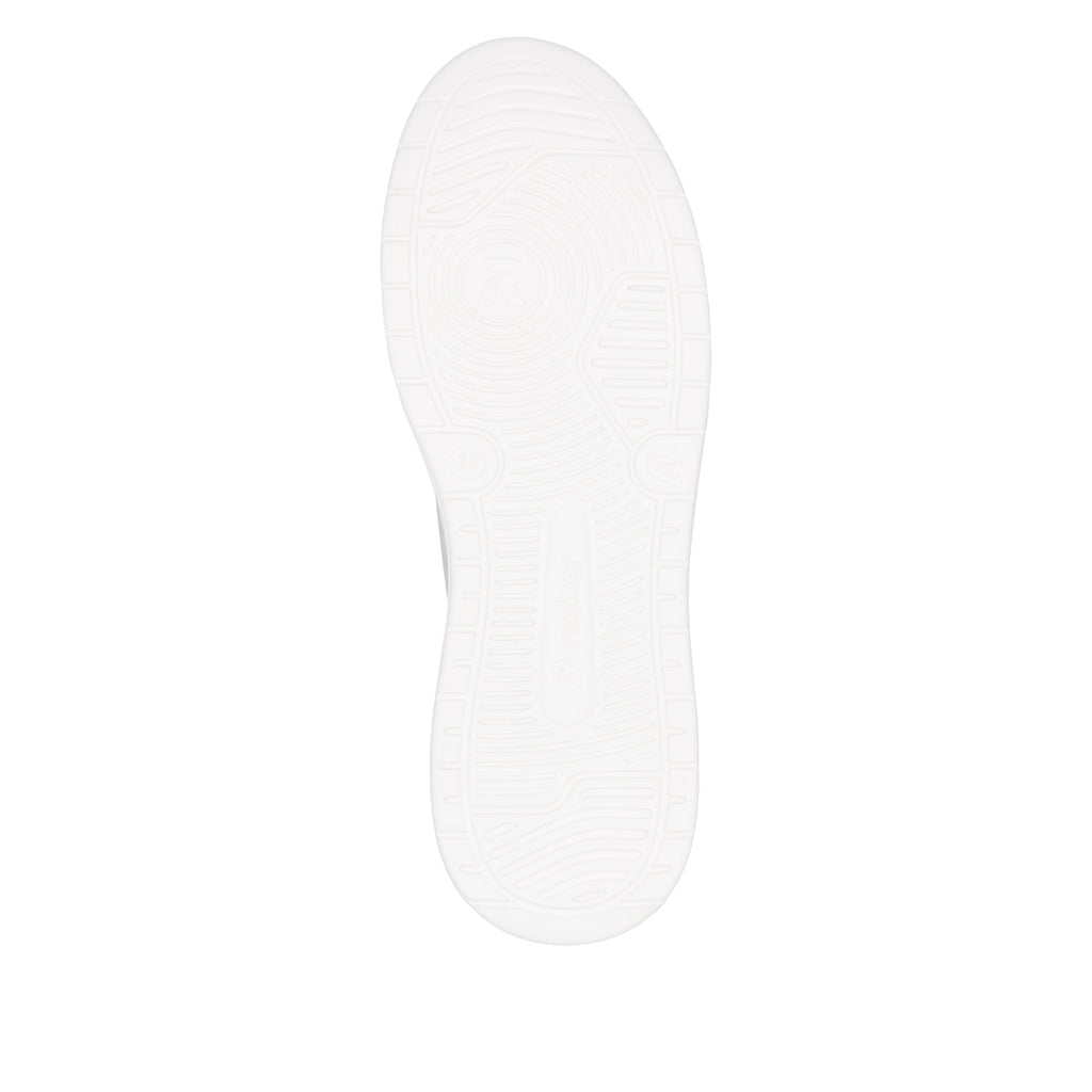 Silver/Platinum Elasticated Shoes for Women | Rieker W2301-90