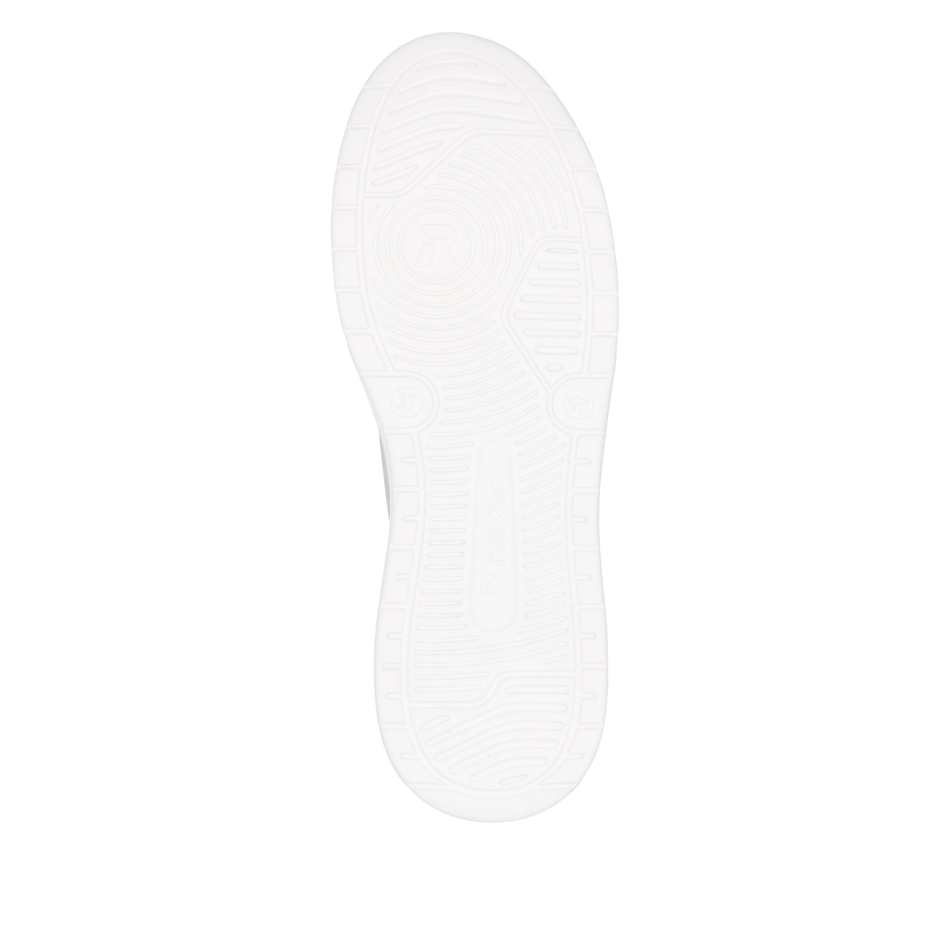 Silver/Platinum Elasticated Shoes for Women | Rieker W2301-90