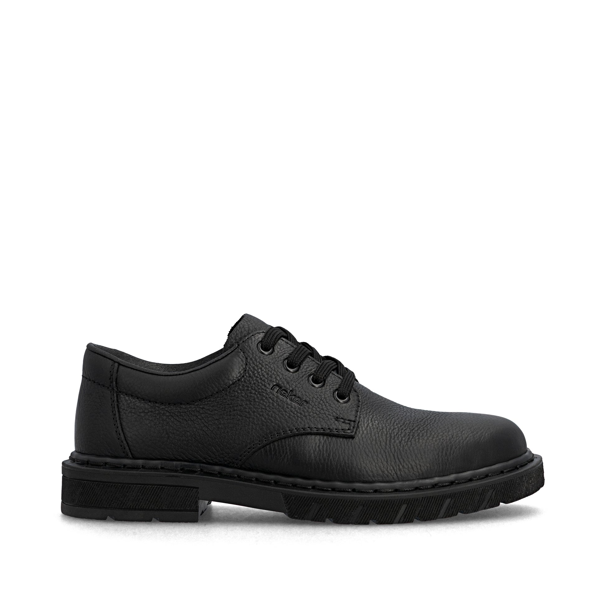 Black Elasticated Shoes for Men | Rieker 31610-00
