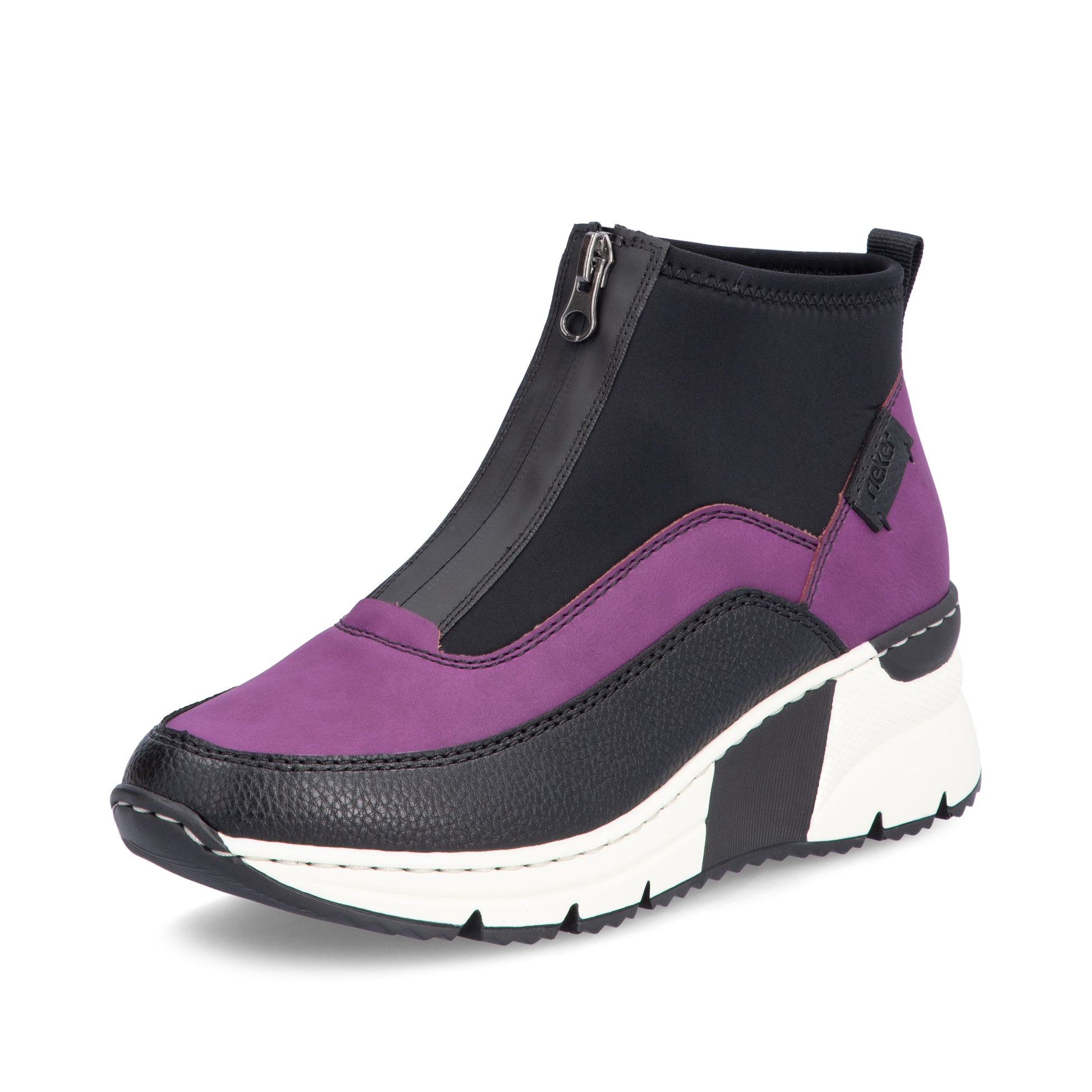 Pink Zip Boots for Women | Rieker N6352-30