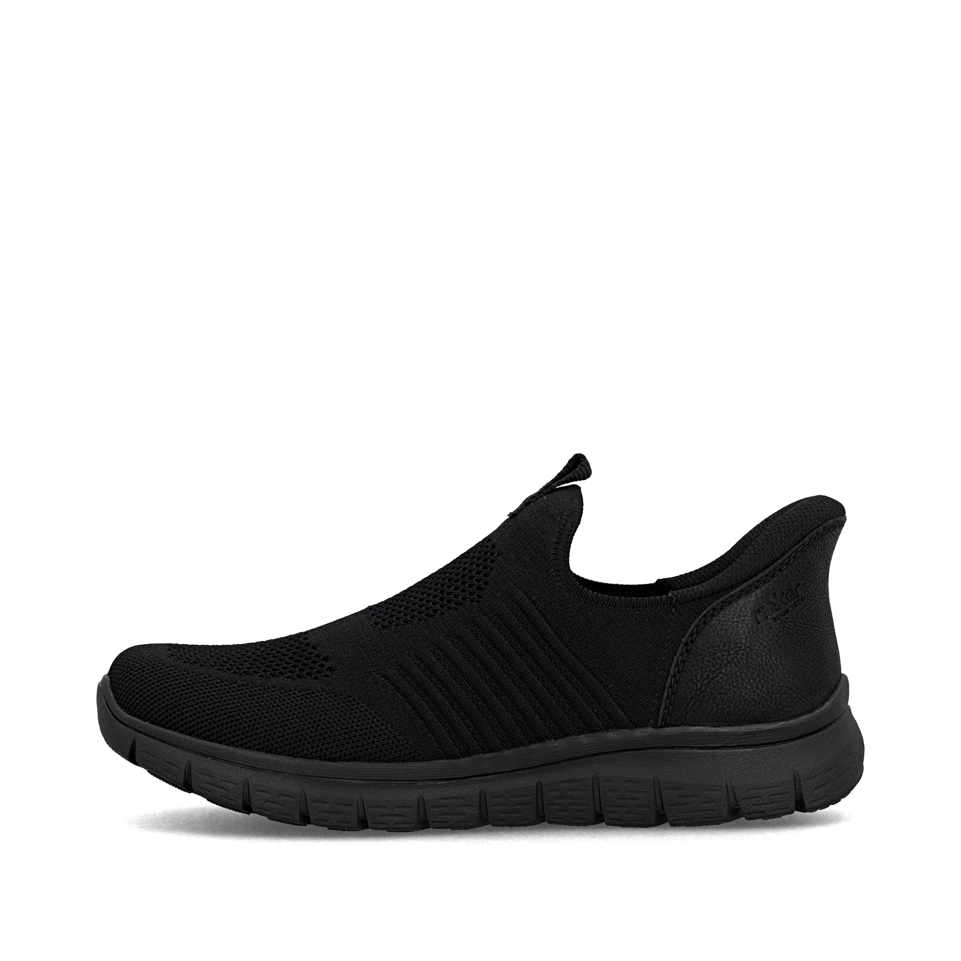 Black Elasticated Shoes for Men | Rieker B6659-01