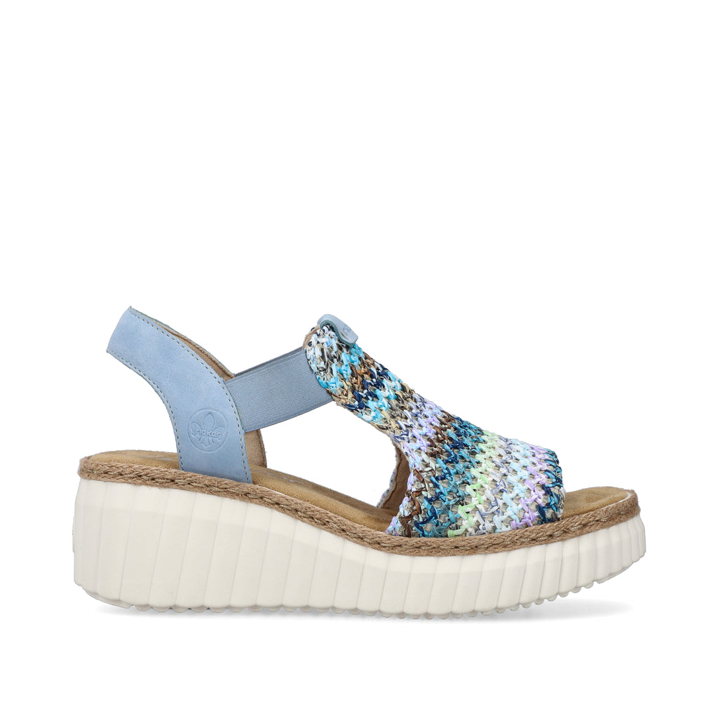 Multi Elasticated Sandals for Women | Rieker 69172-91