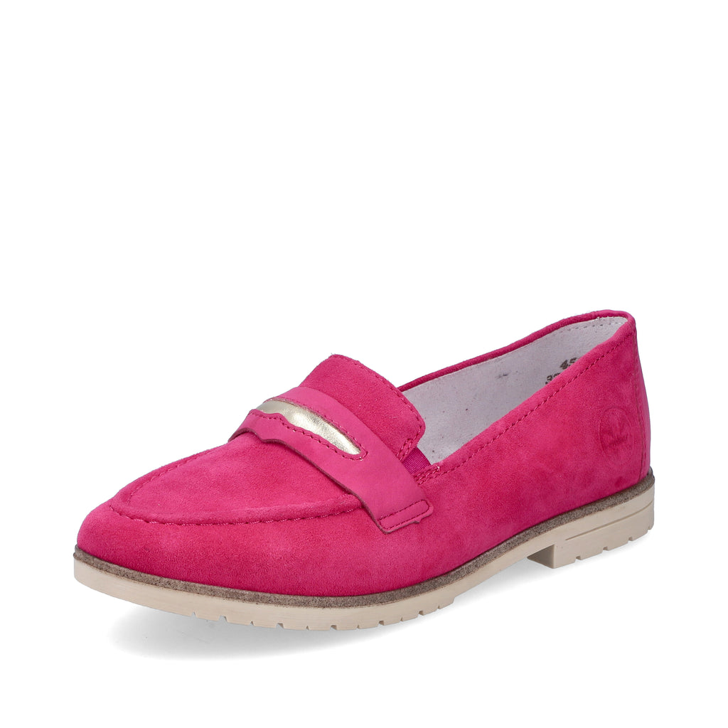 Pink Elasticated Shoes for Women | Rieker 45301-31