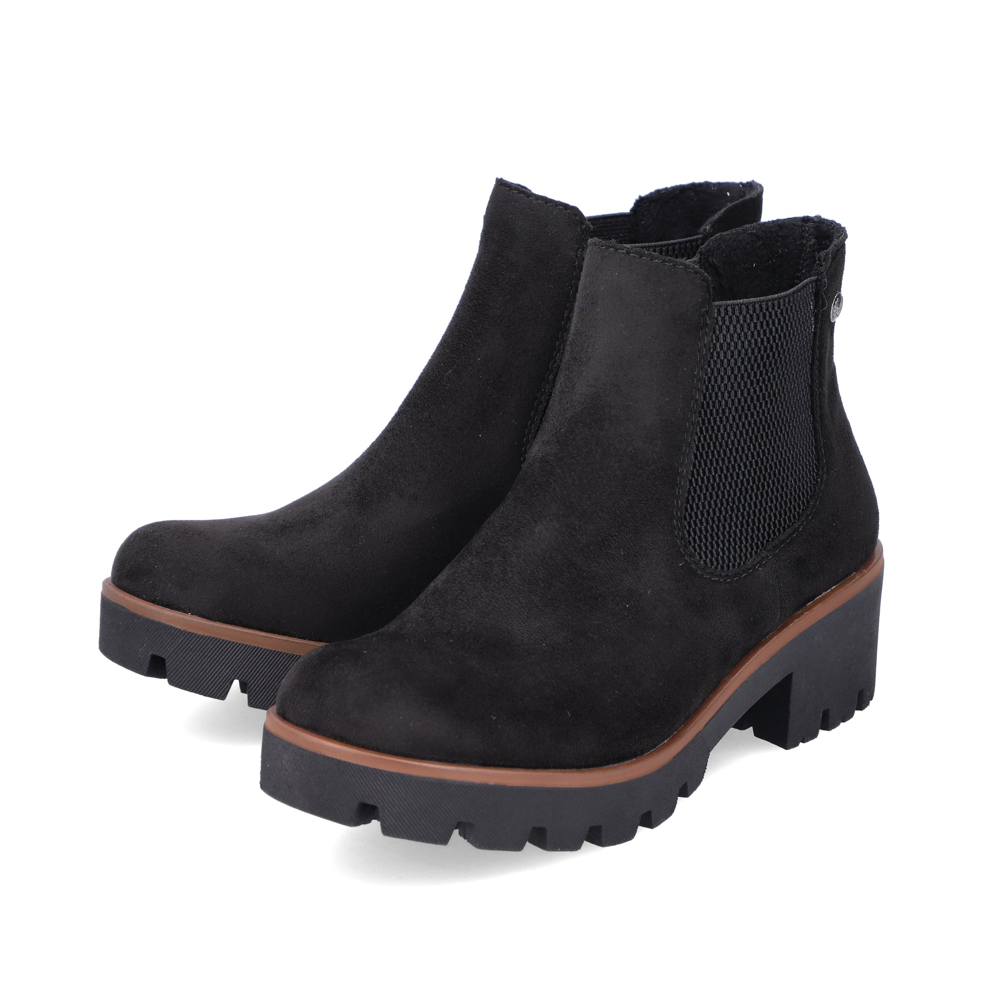 Black Elasticated Boots for Women | Rieker 79265-00