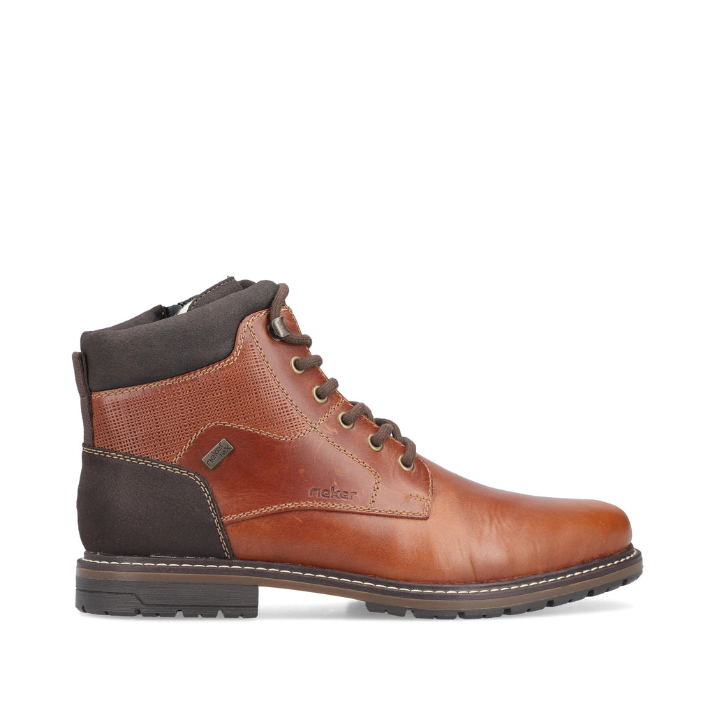 Brown Zip Boots for Men | Rieker 13740-24