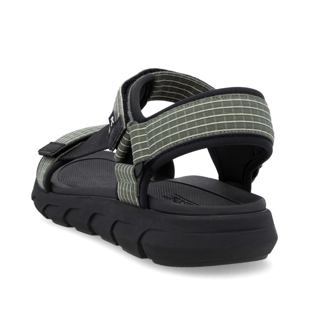 Green Hook & Loop Sandals for Men | Rieker 20805-54