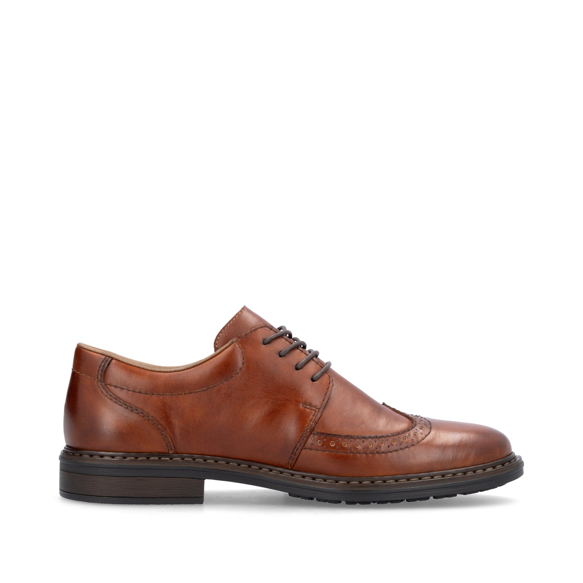 Brown Elasticated Shoes for Men | Rieker 17620-24