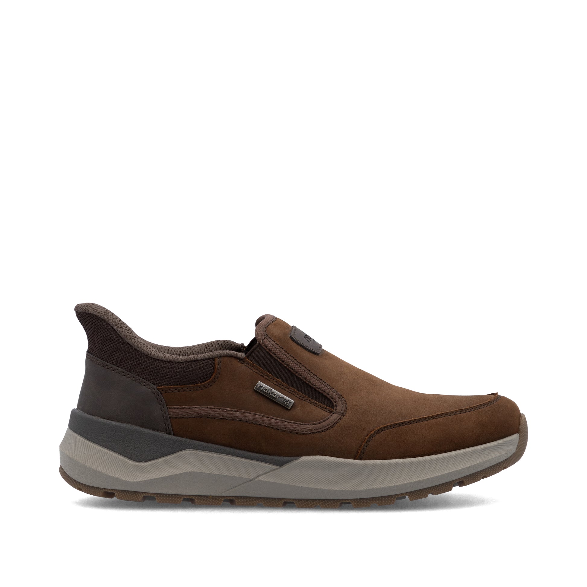 Brown Elasticated Shoes for Men | Rieker 06052-22