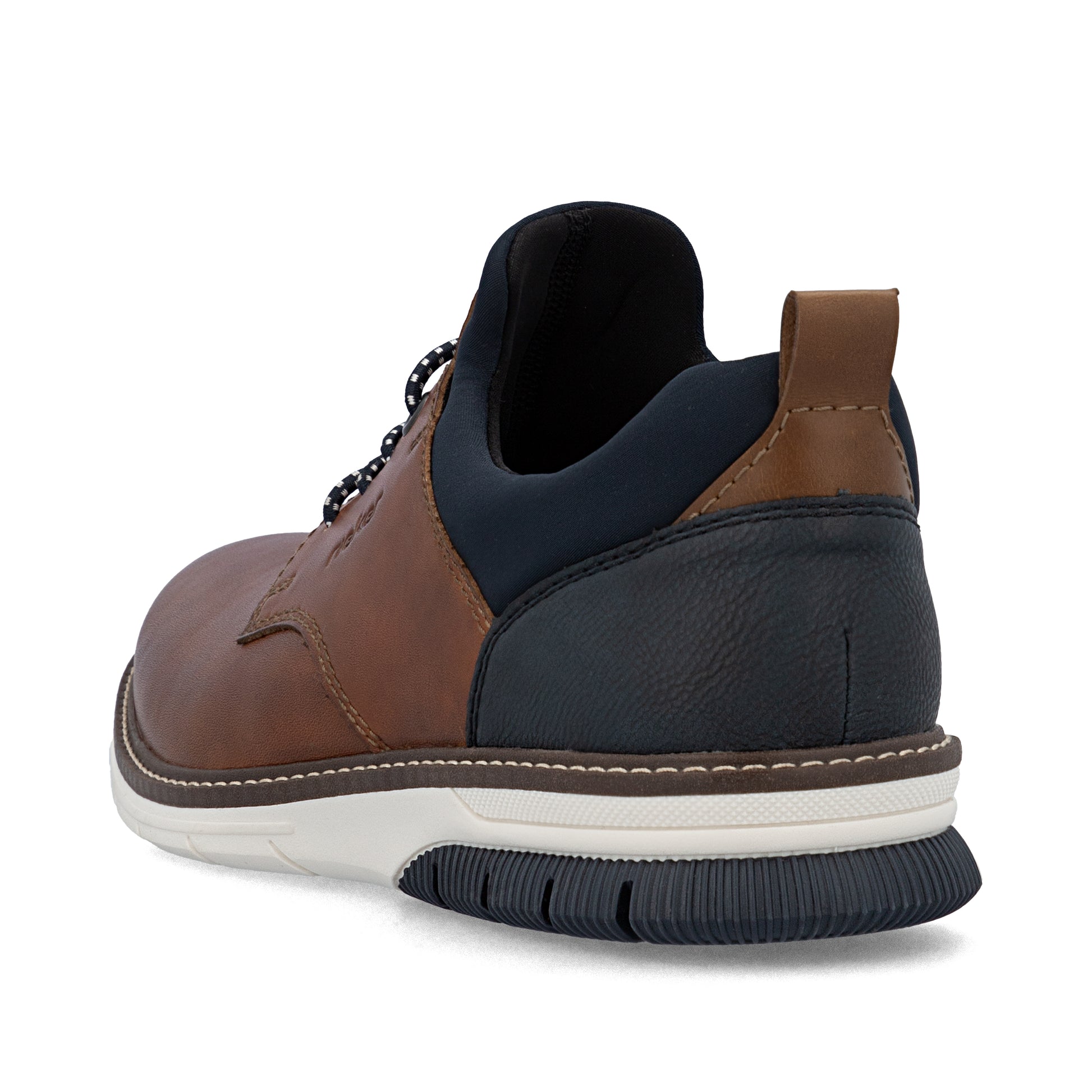 Brown Elasticated Shoes for Men | Rieker 14454-22
