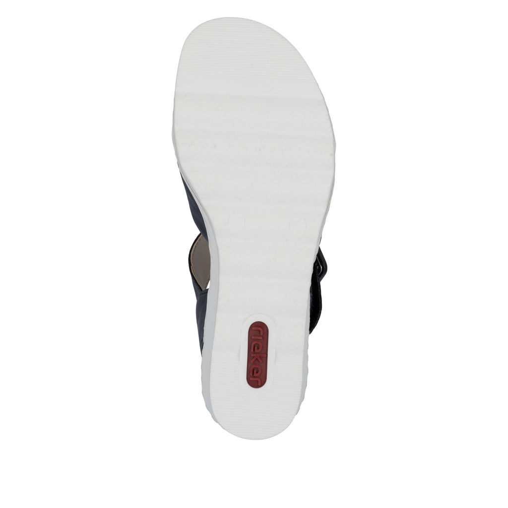 Blue Hook & Loop Sandals for Women | Rieker 67463-14