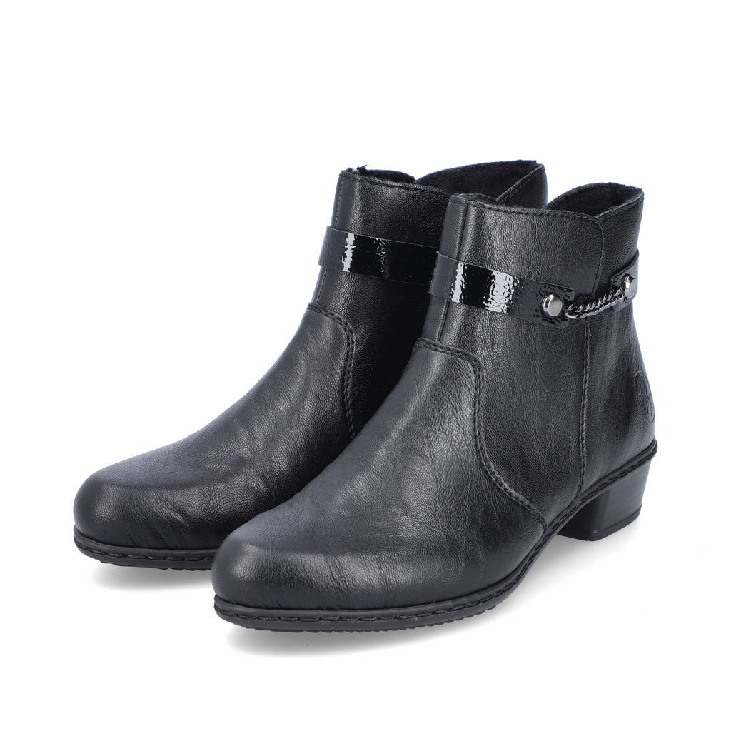 Black Zip Boots for Women | Rieker Y0783-00