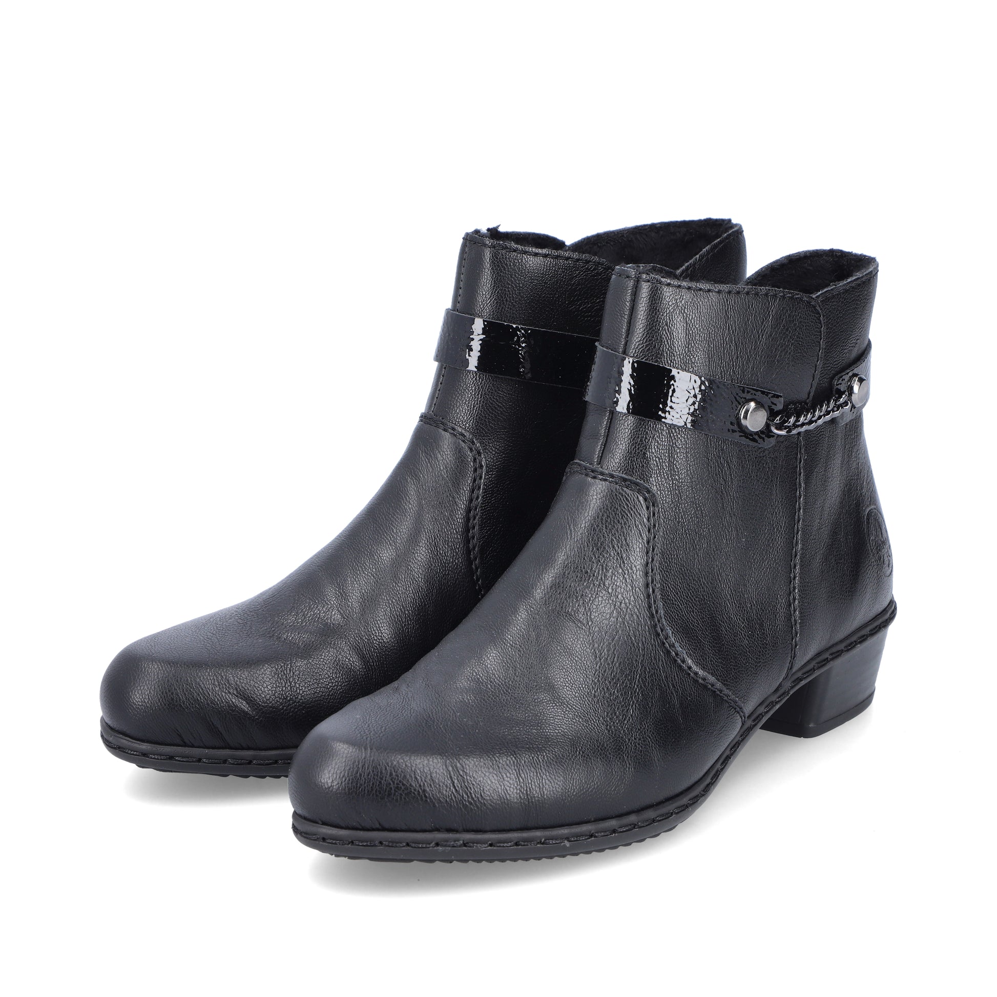 Black Zip Boots for Women | Rieker Y0783-00