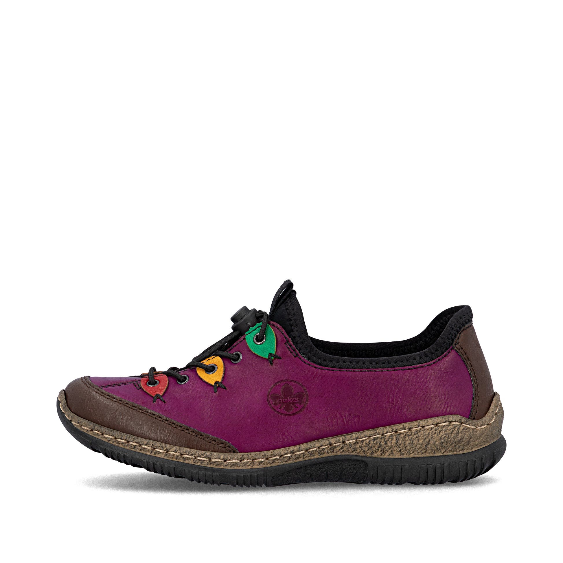 Pink Elasticated Shoes for Women | Rieker N3271-30