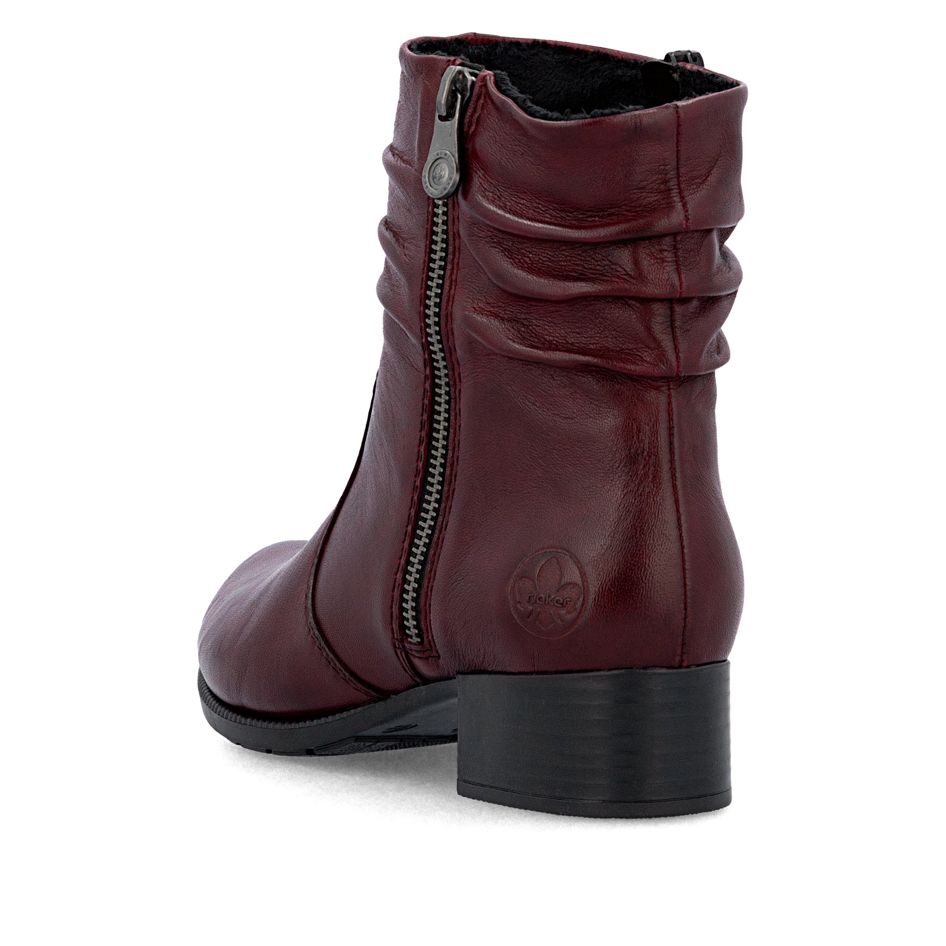 Red Zip Boots for Women | Rieker 78656-35
